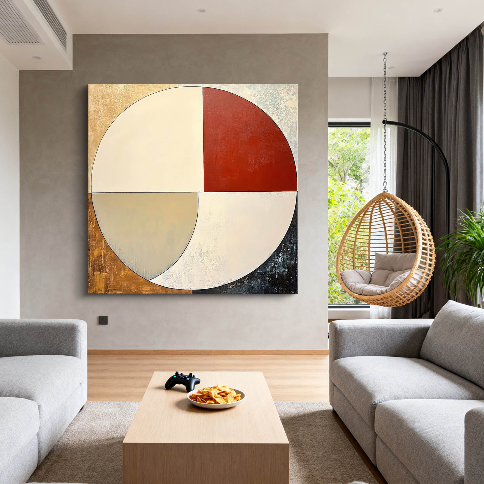 Abstract Canvas Art #AB870