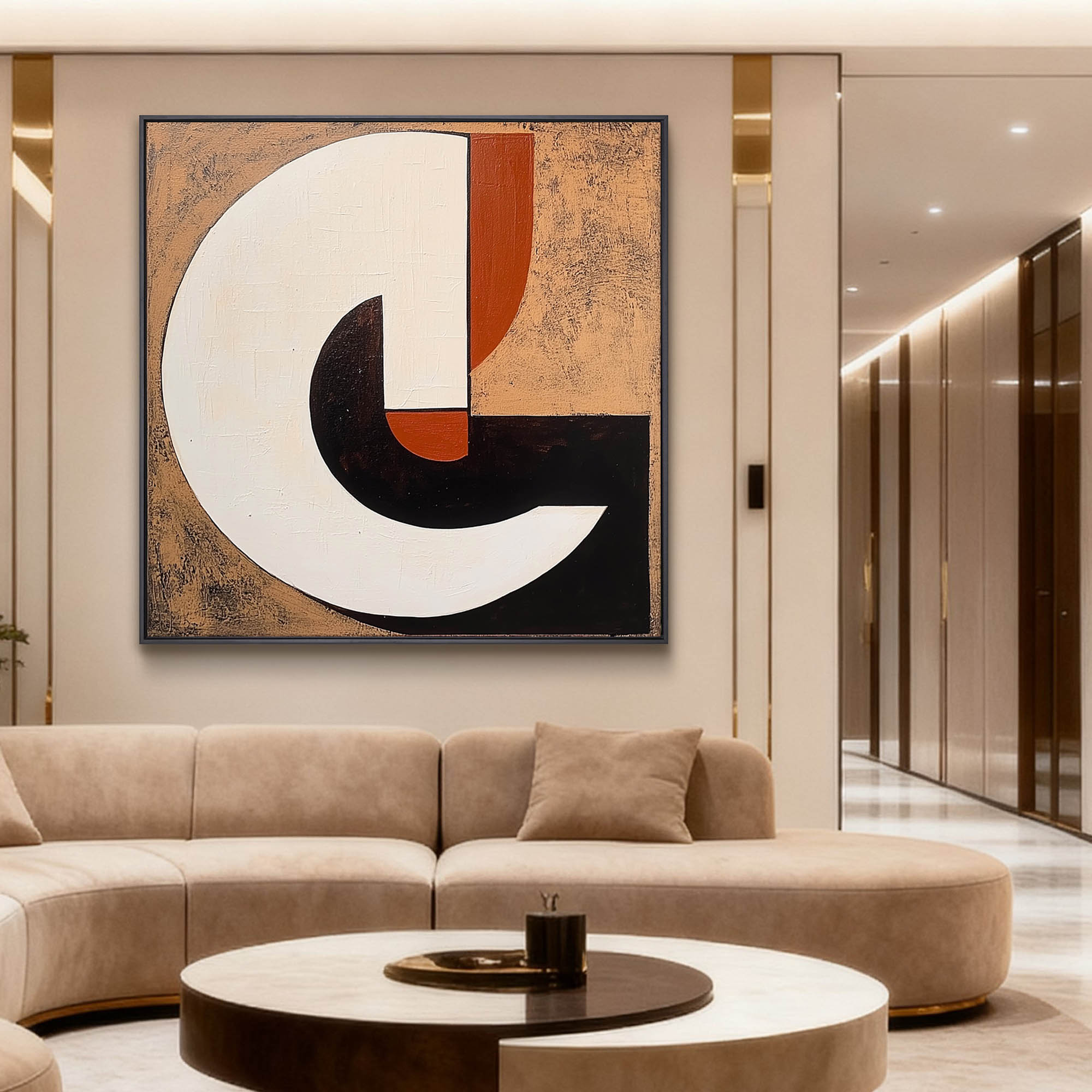 Abstract Canvas Art #AB871