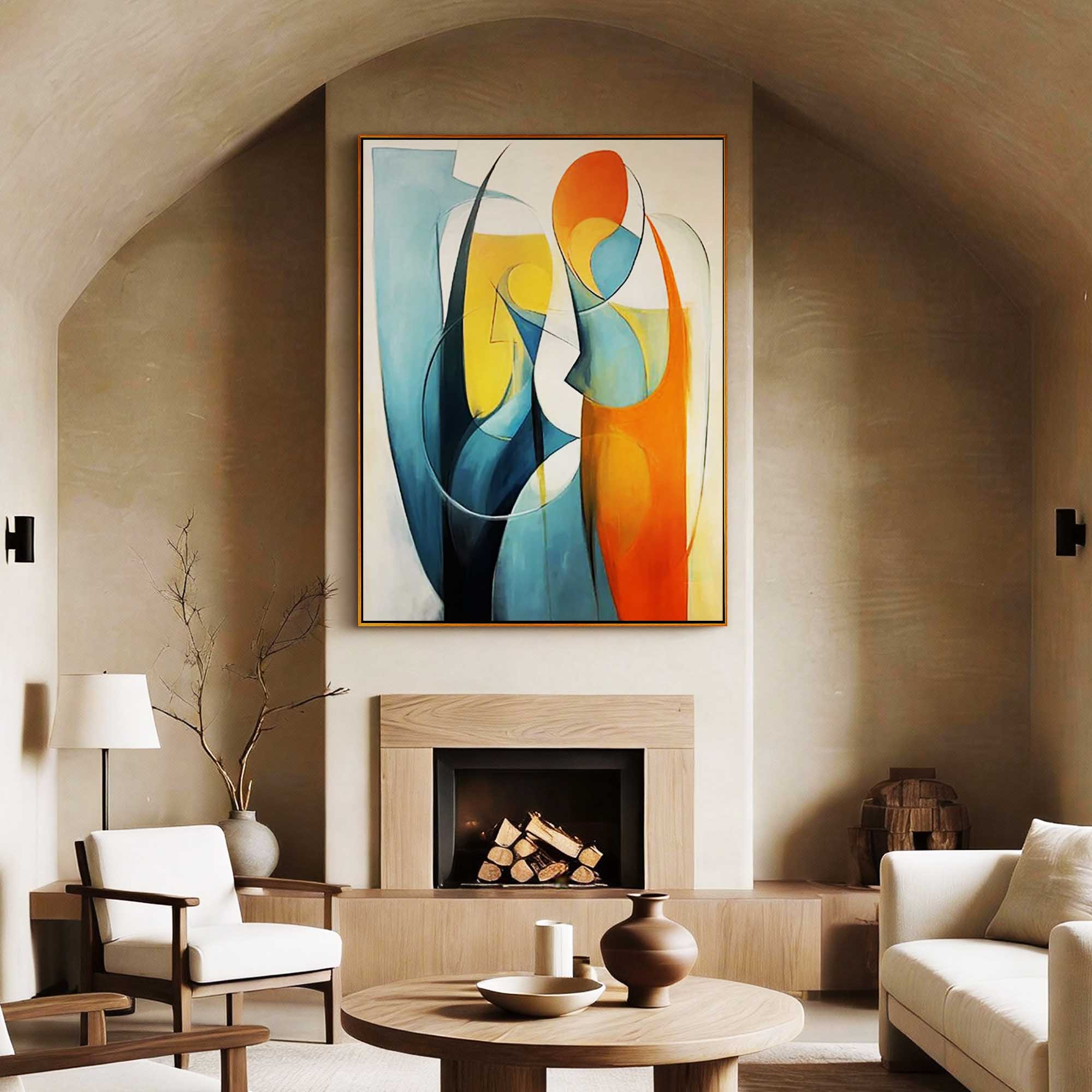 Abstract Canvas Art #AB983