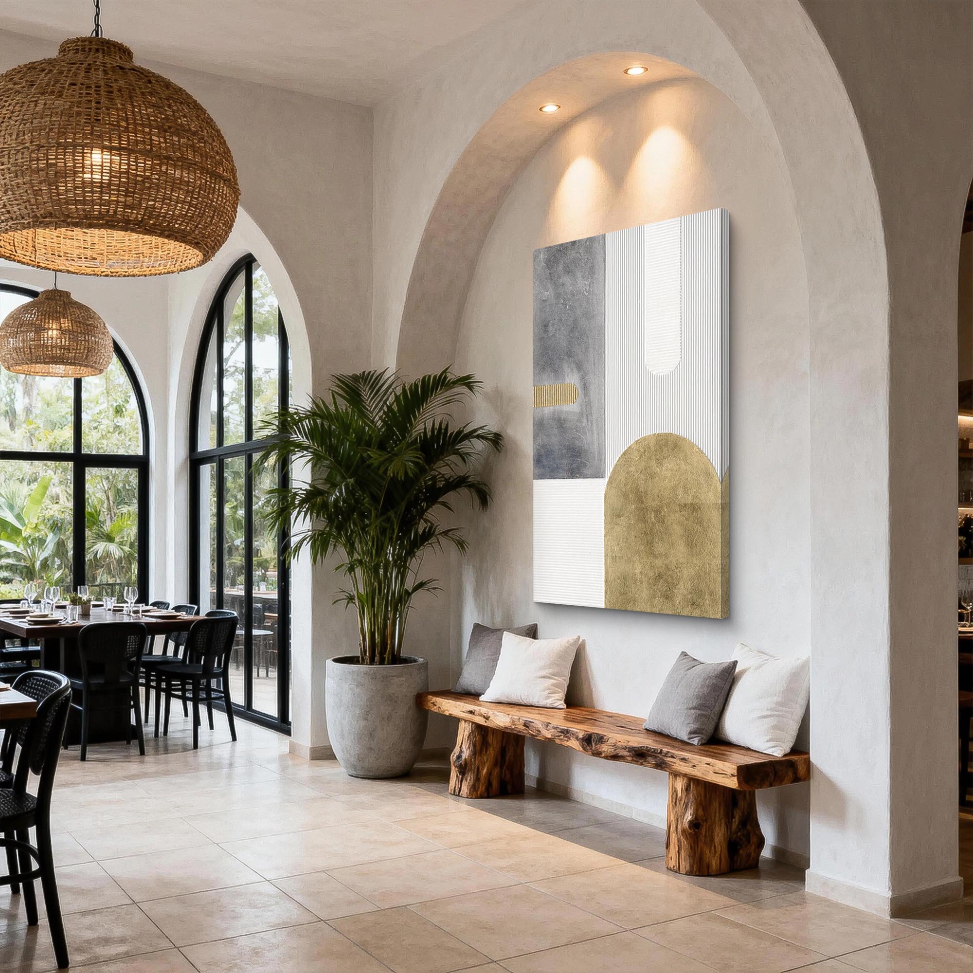 Geometric Canvas Art #GE 015