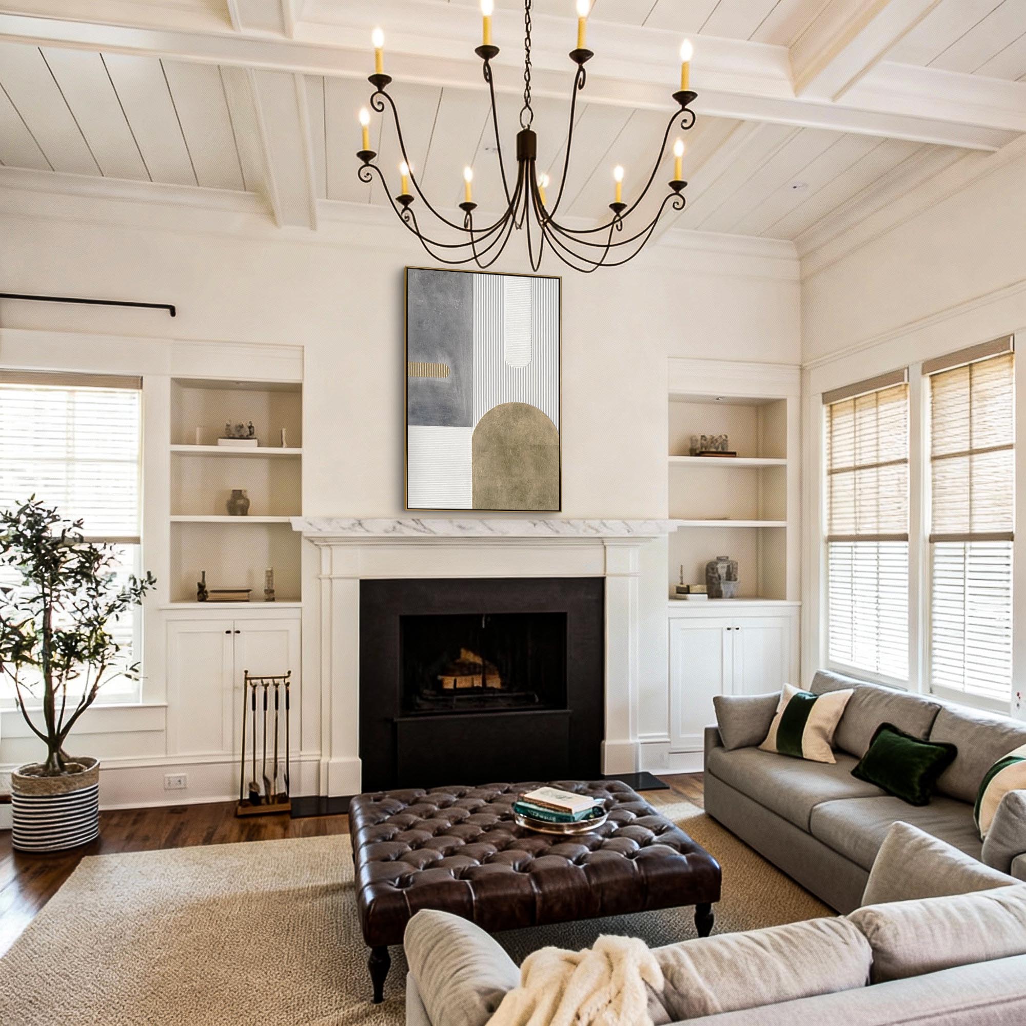 Geometric Canvas Art #GE 015