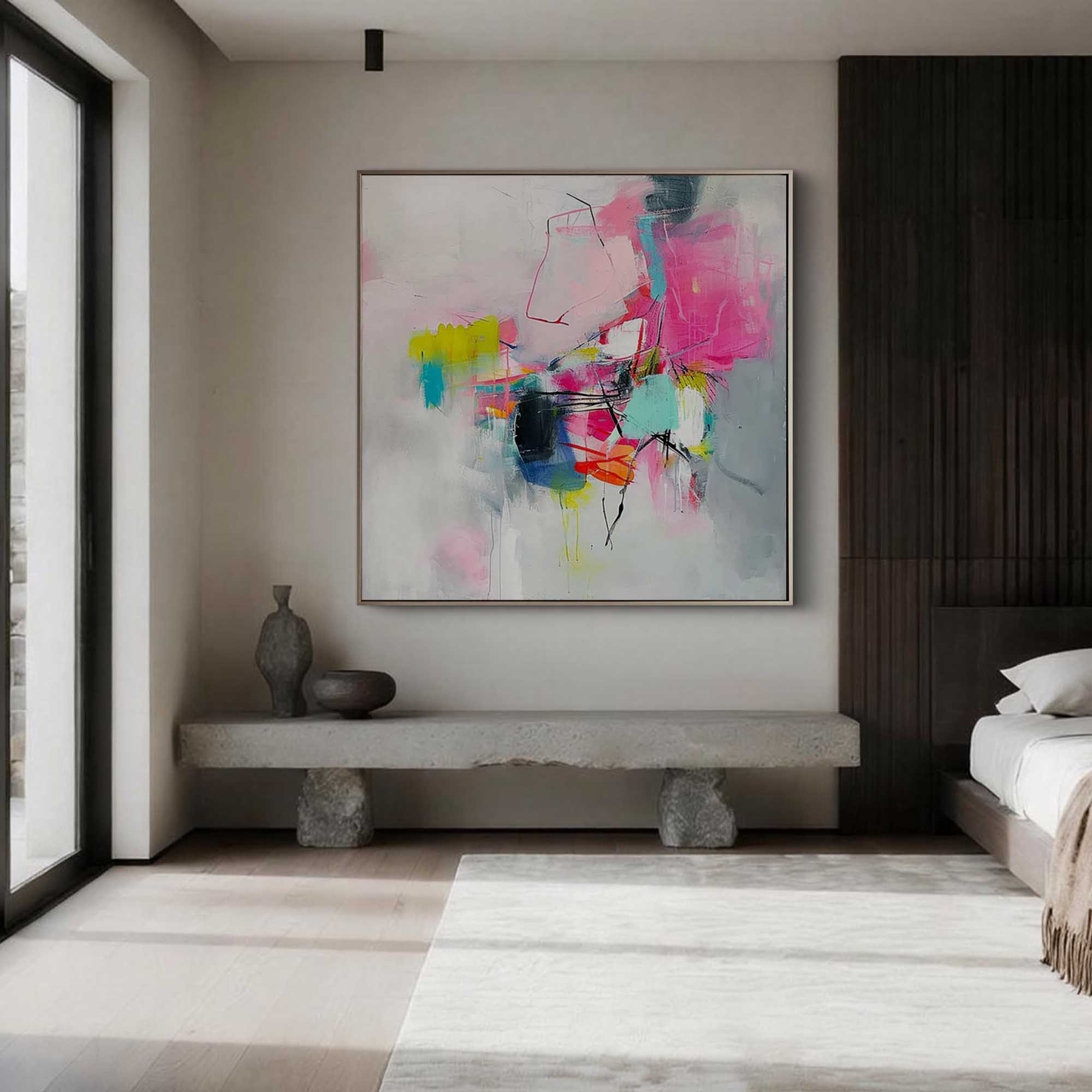 Abstract Canvas Art #AB1001