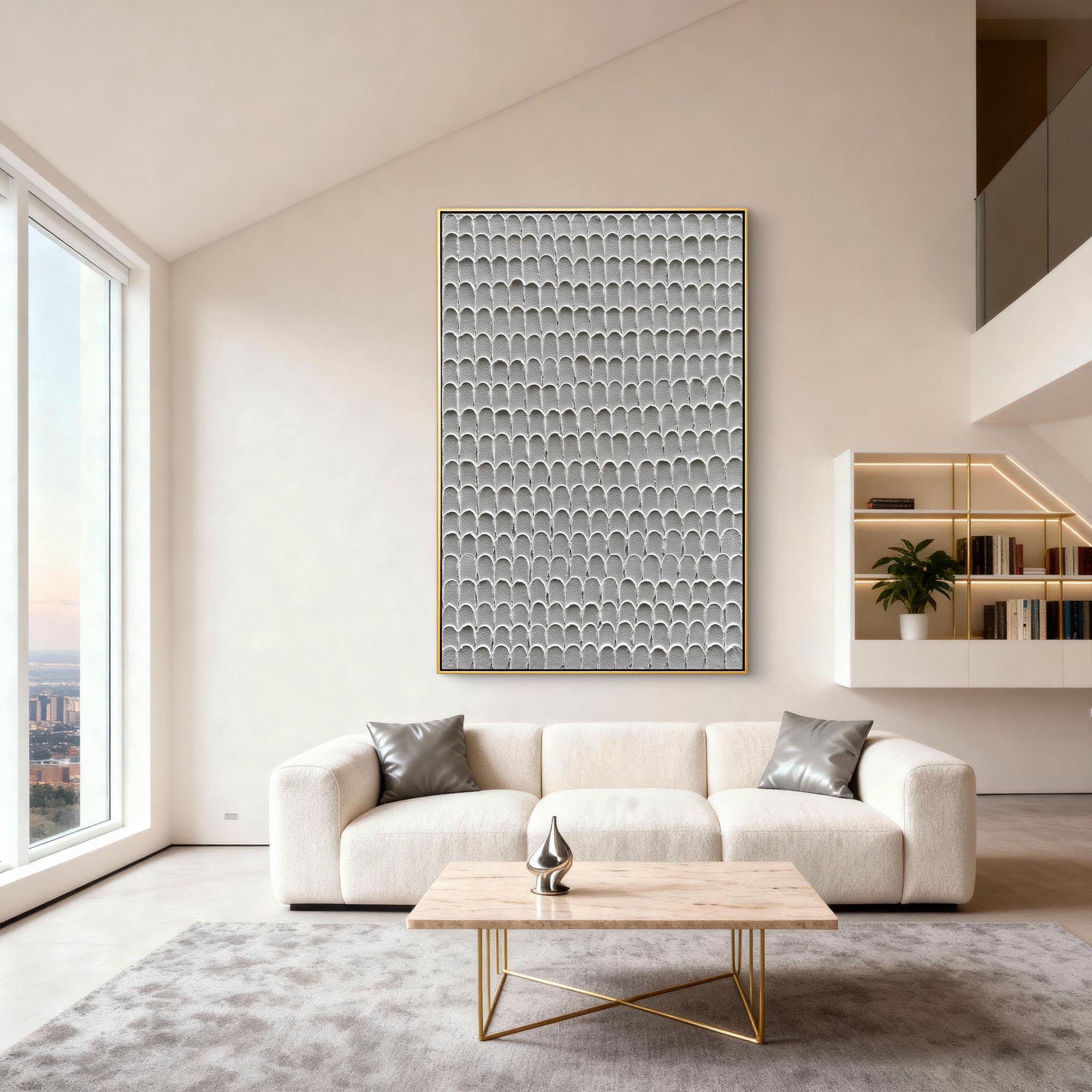 Rhythmic Concrete|Plaster & Texture Art #PT 147