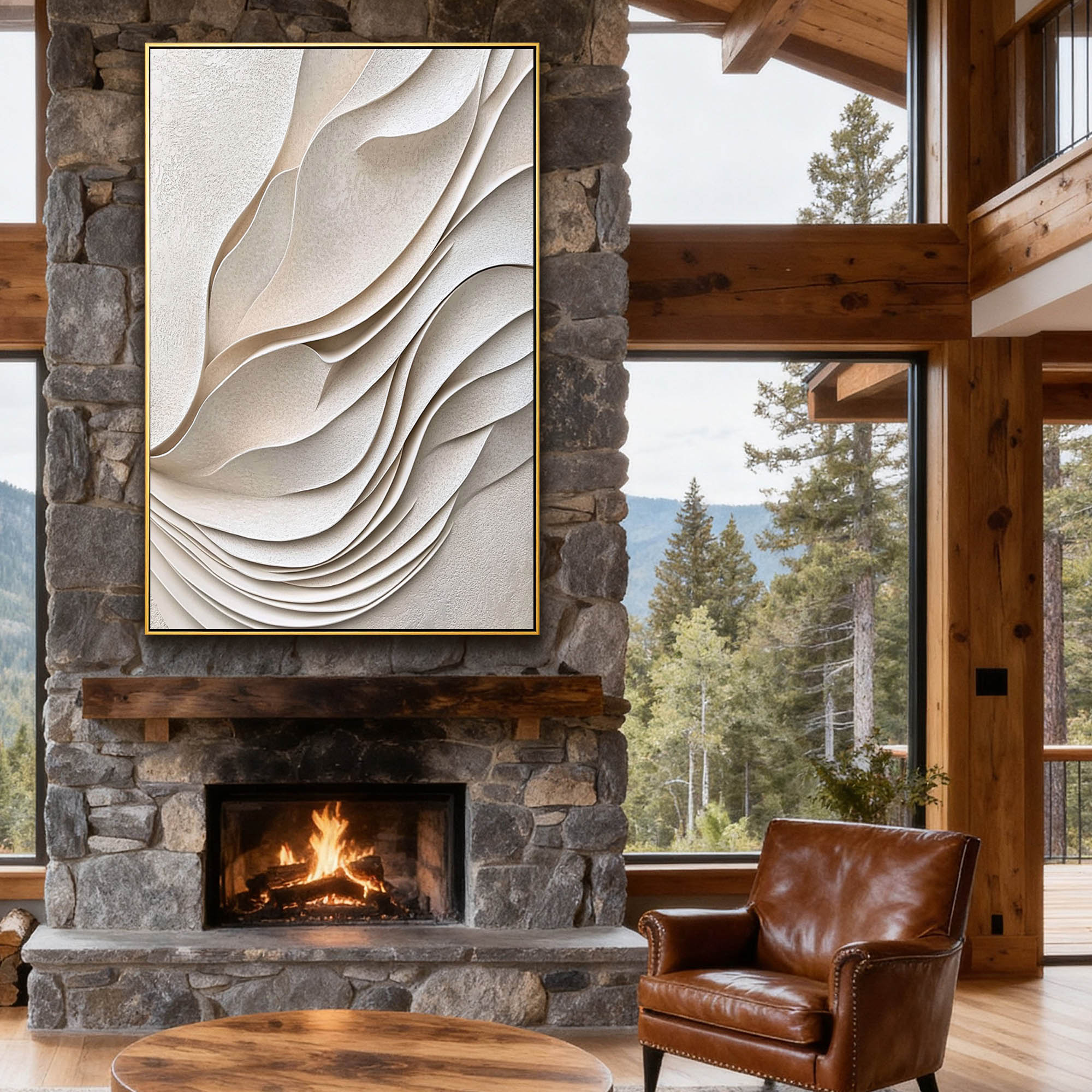 Abstract Canvas Art #AB834