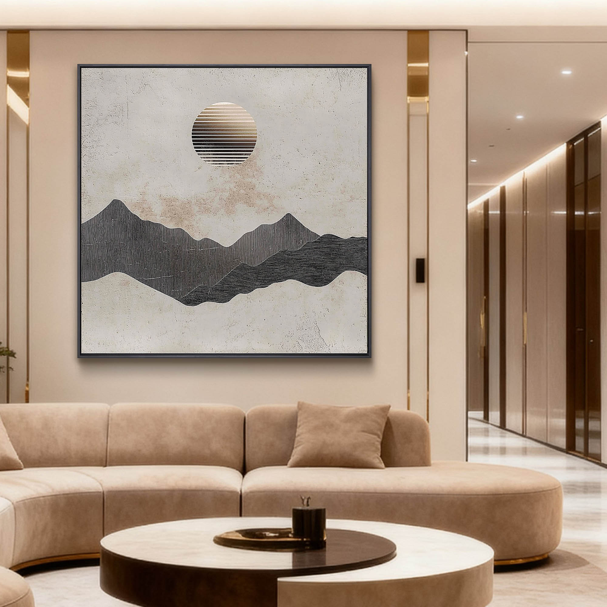 Abstract Canvas Art #AB864