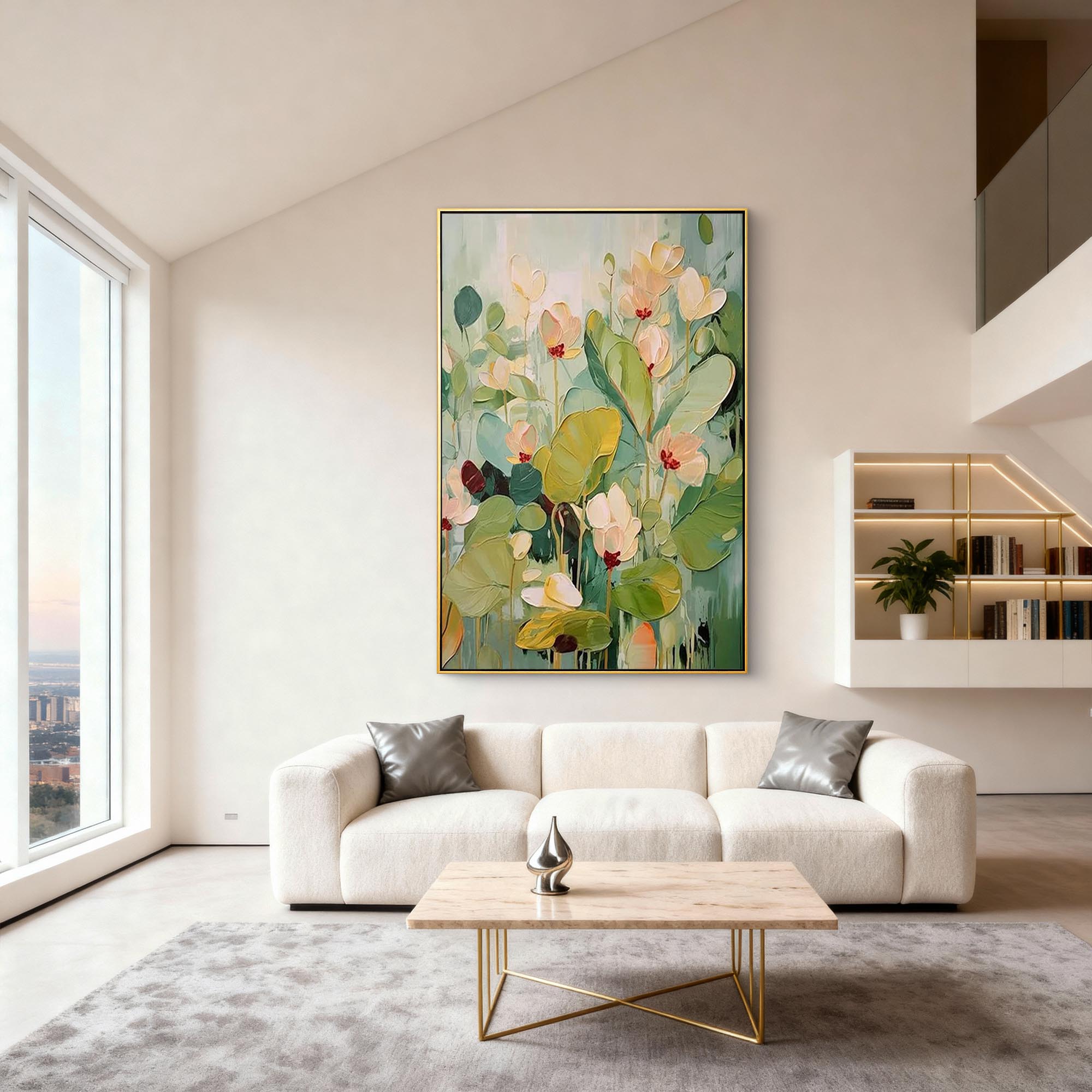 Blooming Serenity|Flower Canvas Art #FL293