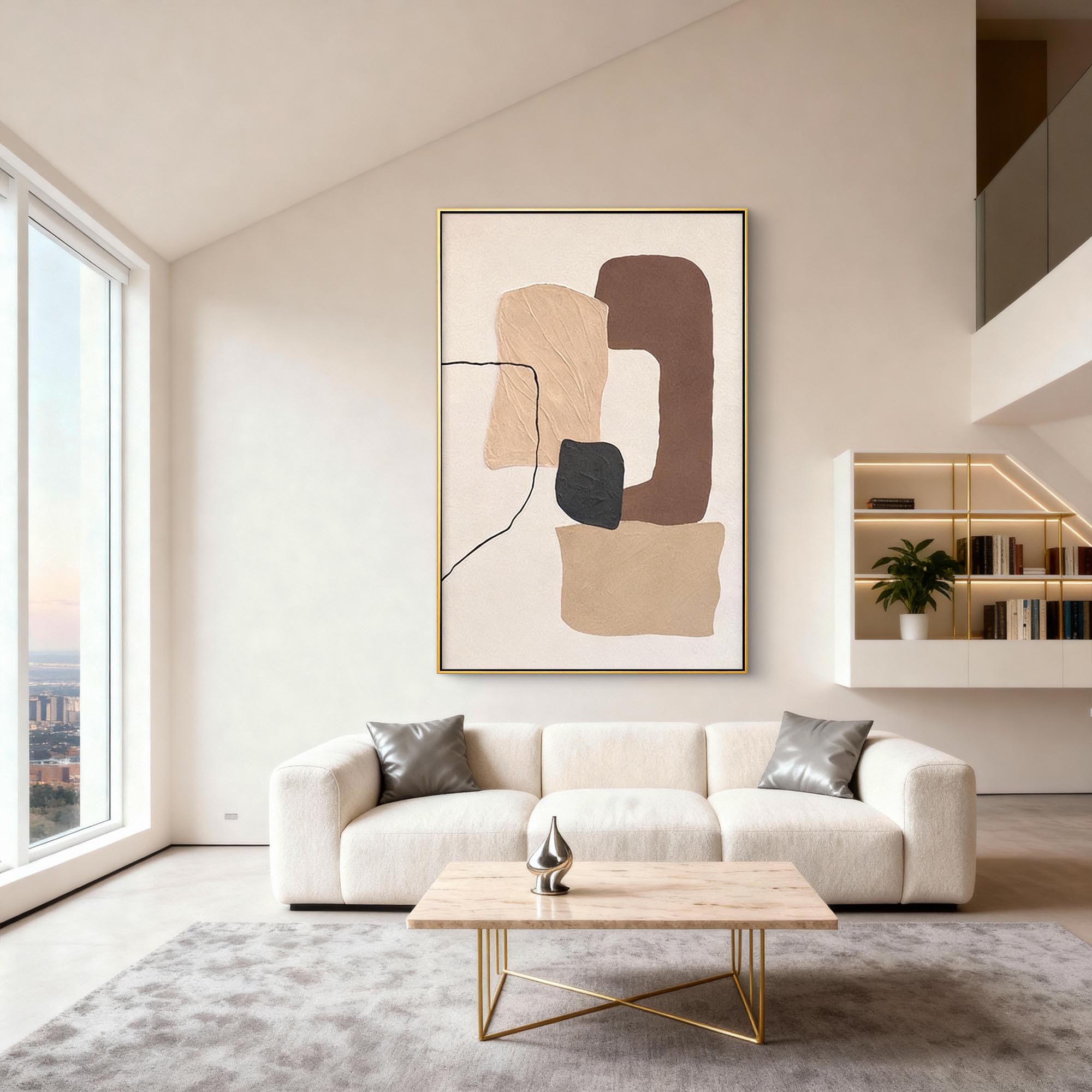 Abstract Canvas Art #AB907