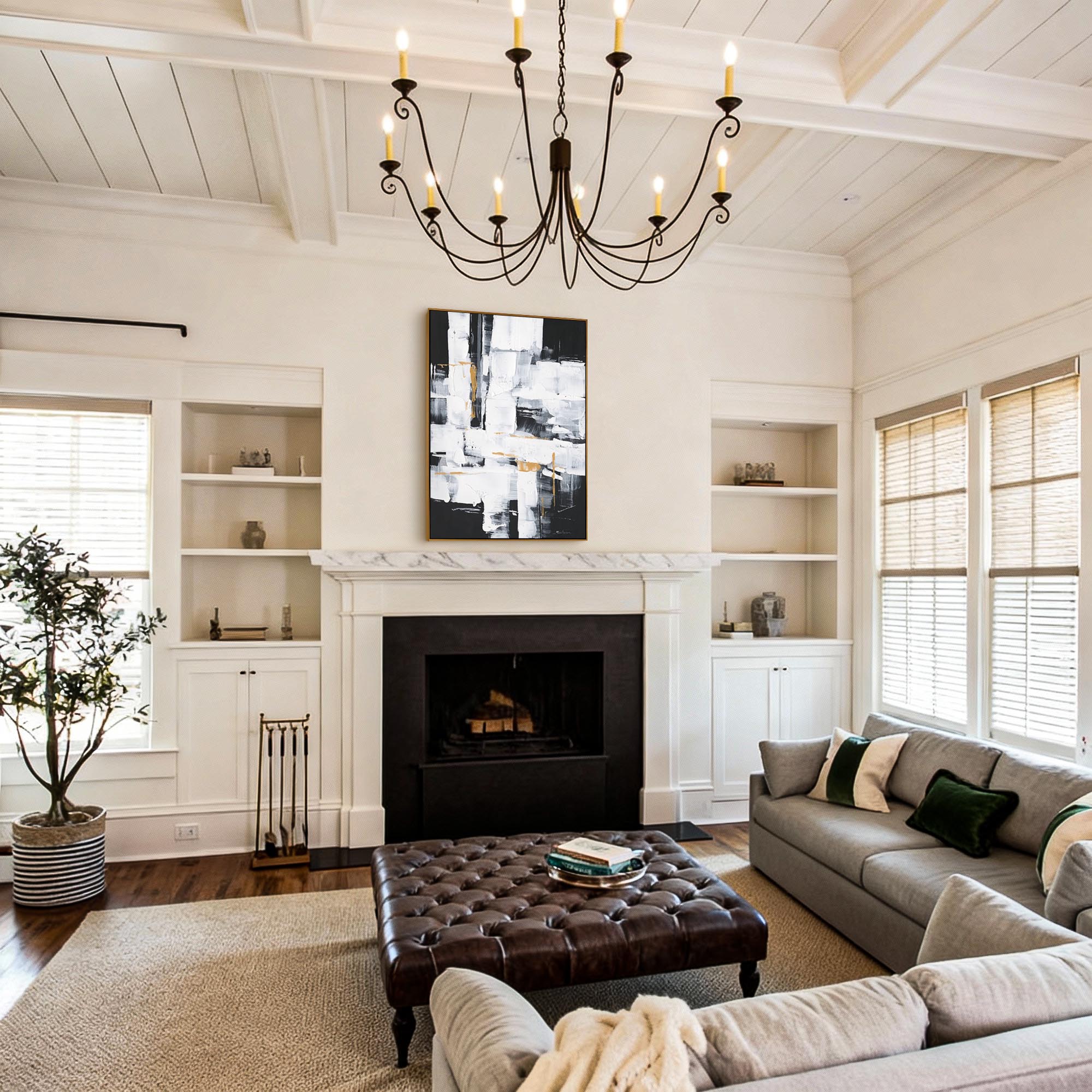 Abstract Canvas Art #AB932