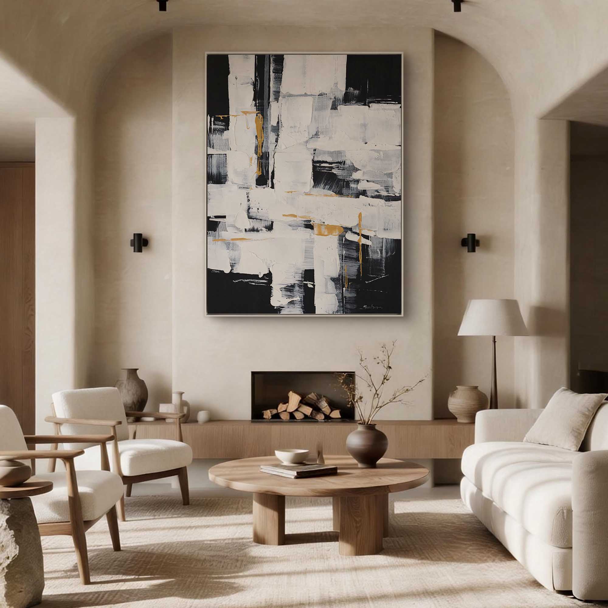 Abstract Canvas Art #AB932