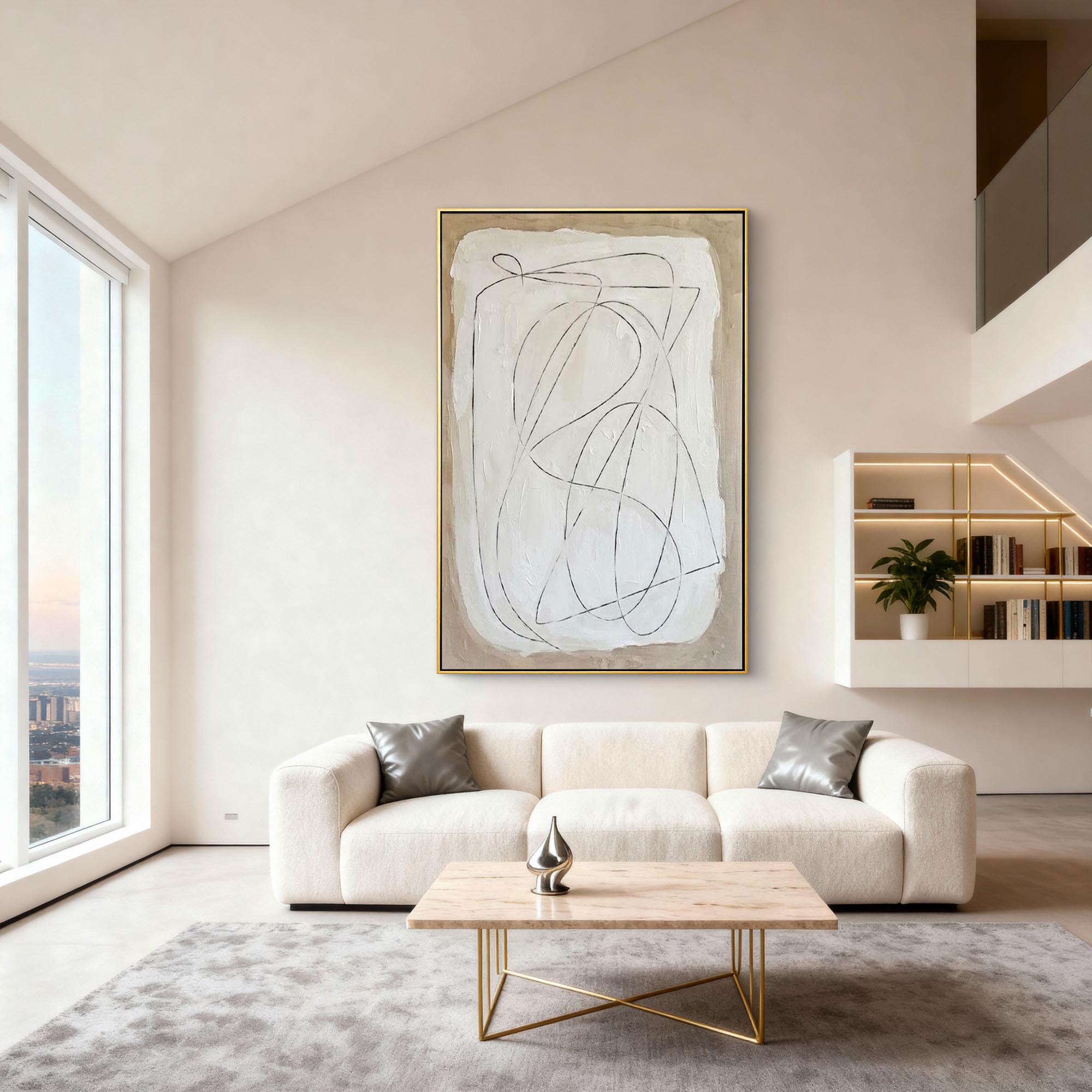 Abstract Canvas Art #AB898