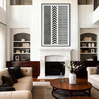 "Midnight Pure Form" is a 100% hand-painted minimalist abstract created with professional oil and acrylic paints on high-quality canvas. Its black & white palette and visible textured strokes give every piece authentic handmade variation and tactile depth.