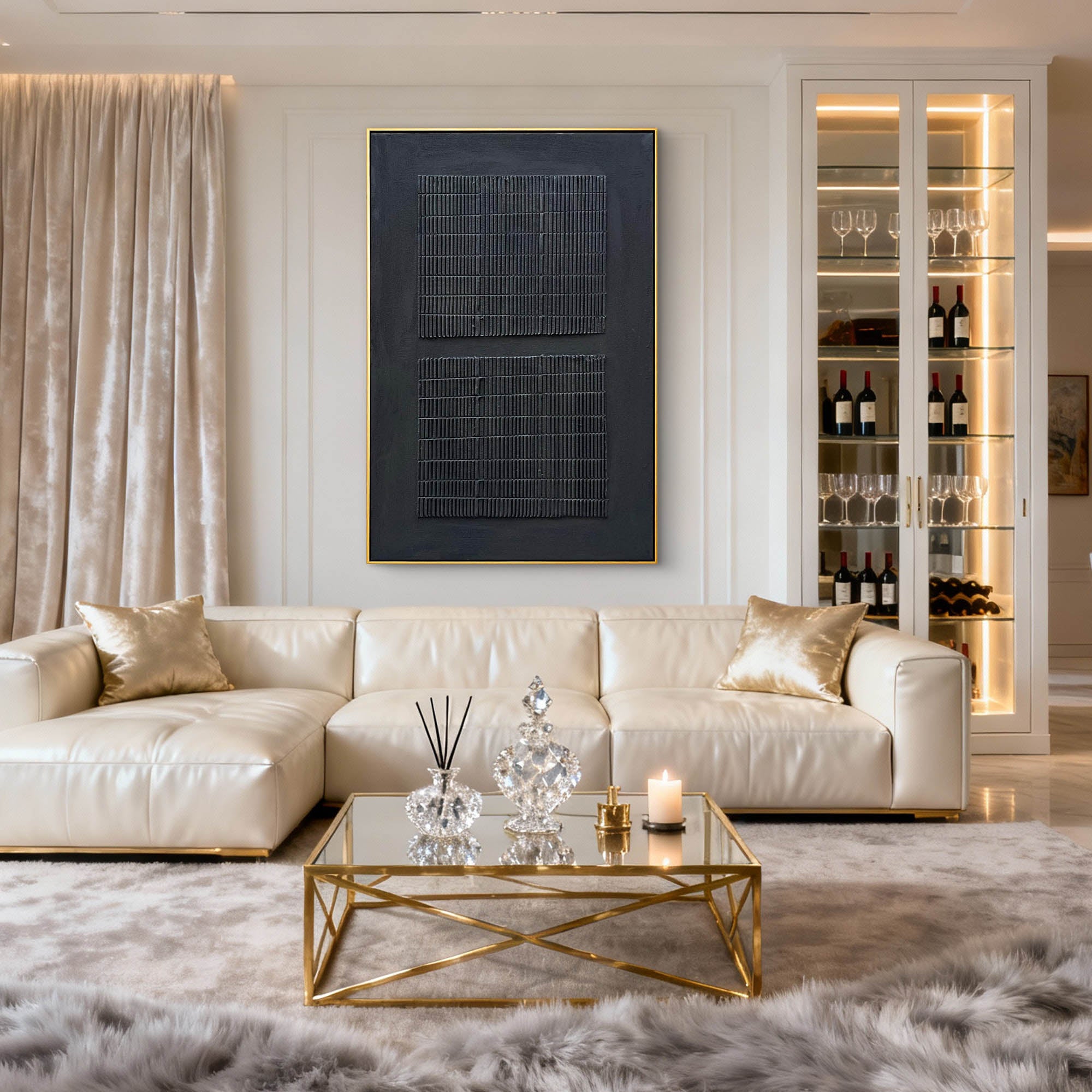 Monolithic Black Matrix|Wabi-Sabi Art #WS 003