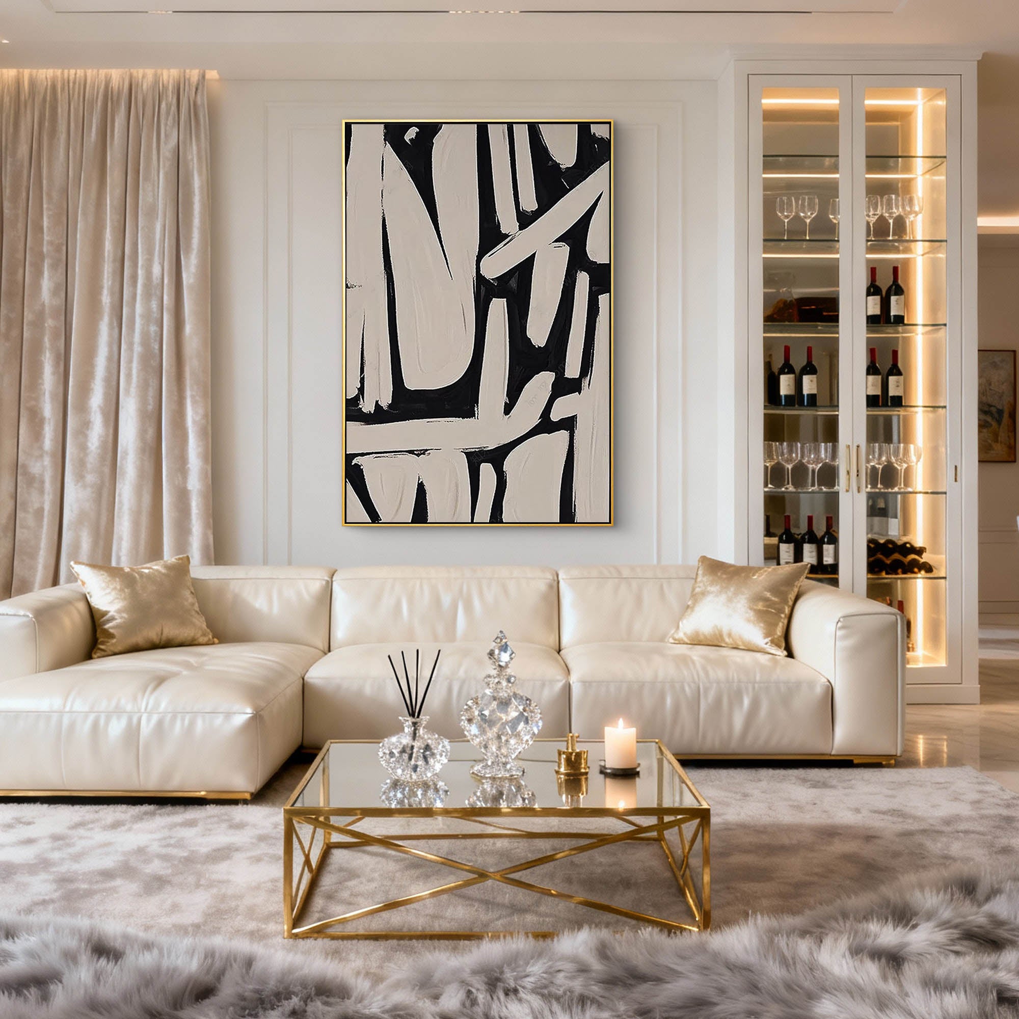 Abstract Canvas Art #AB892