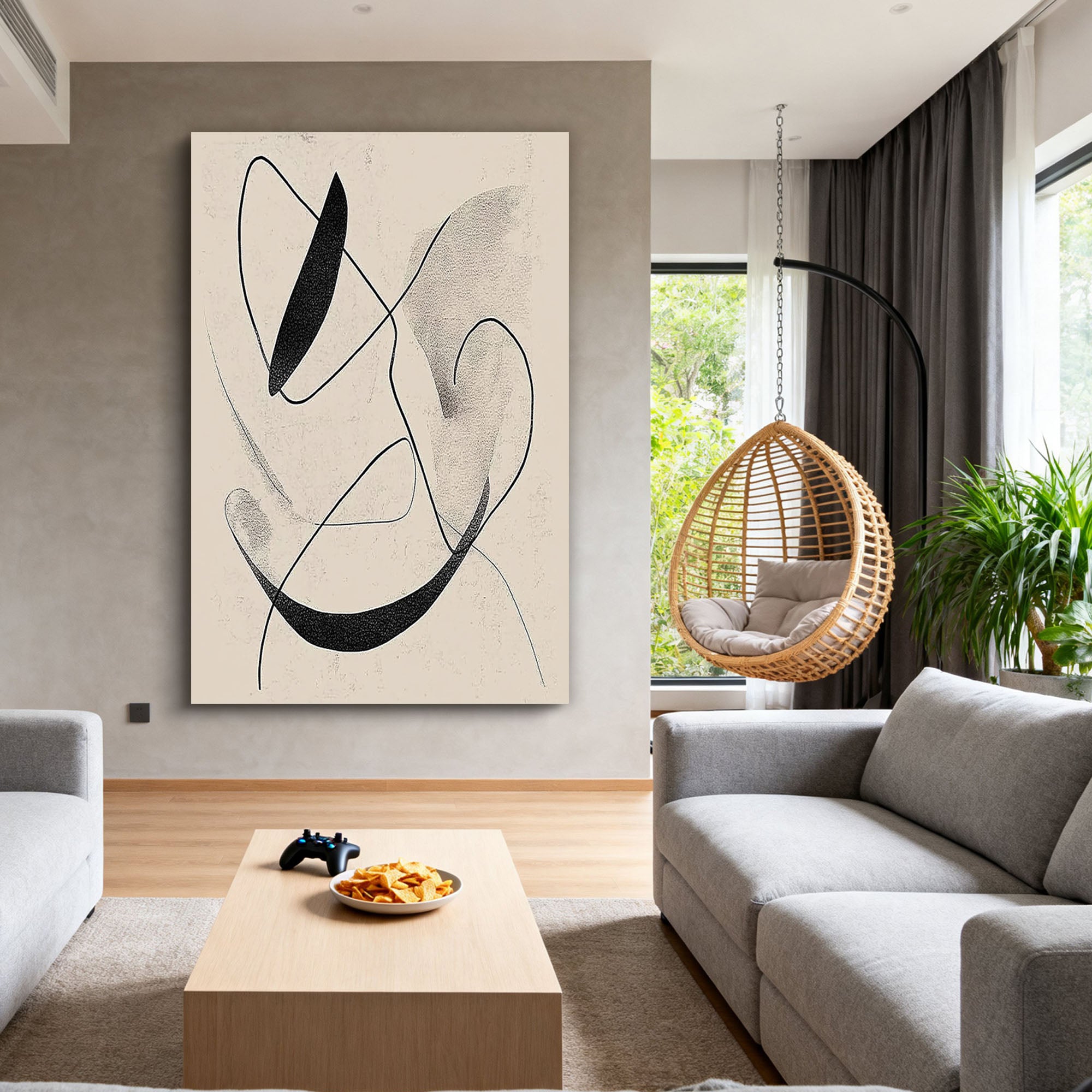 Abstract Canvas Art #AB830