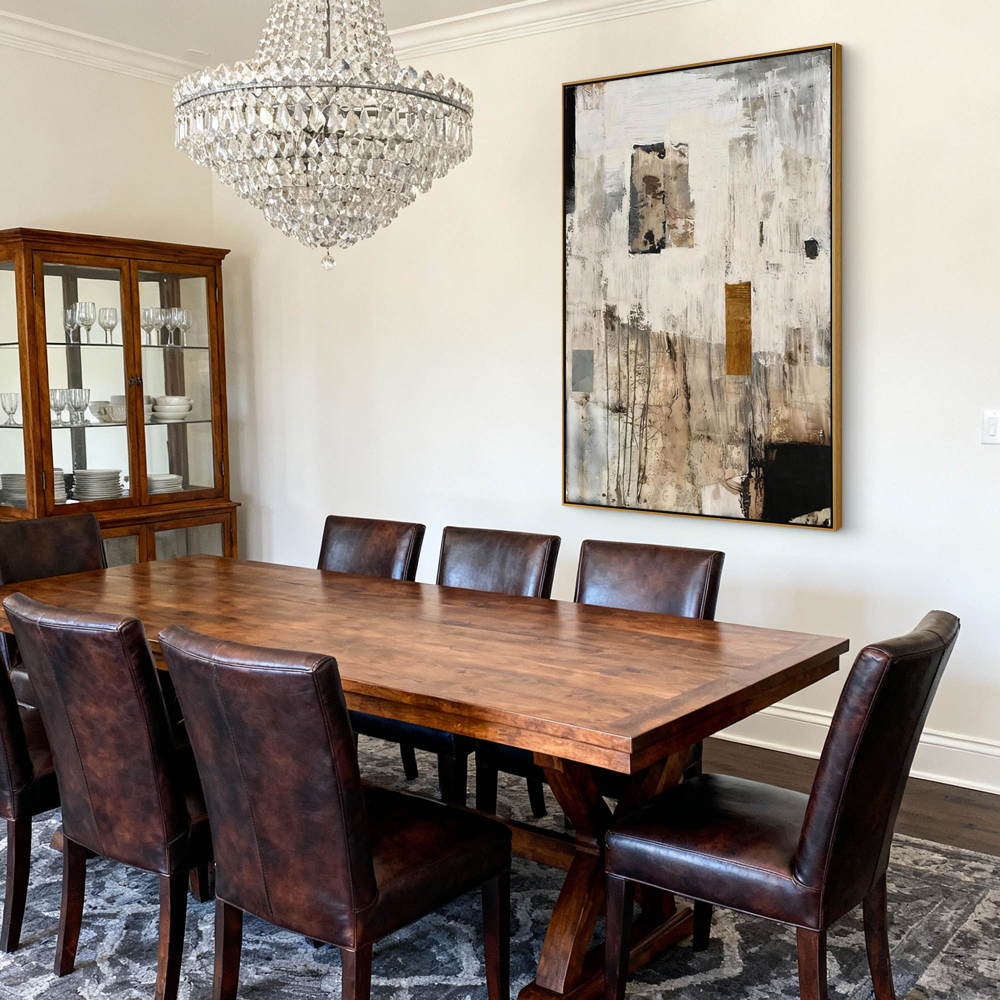 Abstract Canvas Art #AB890