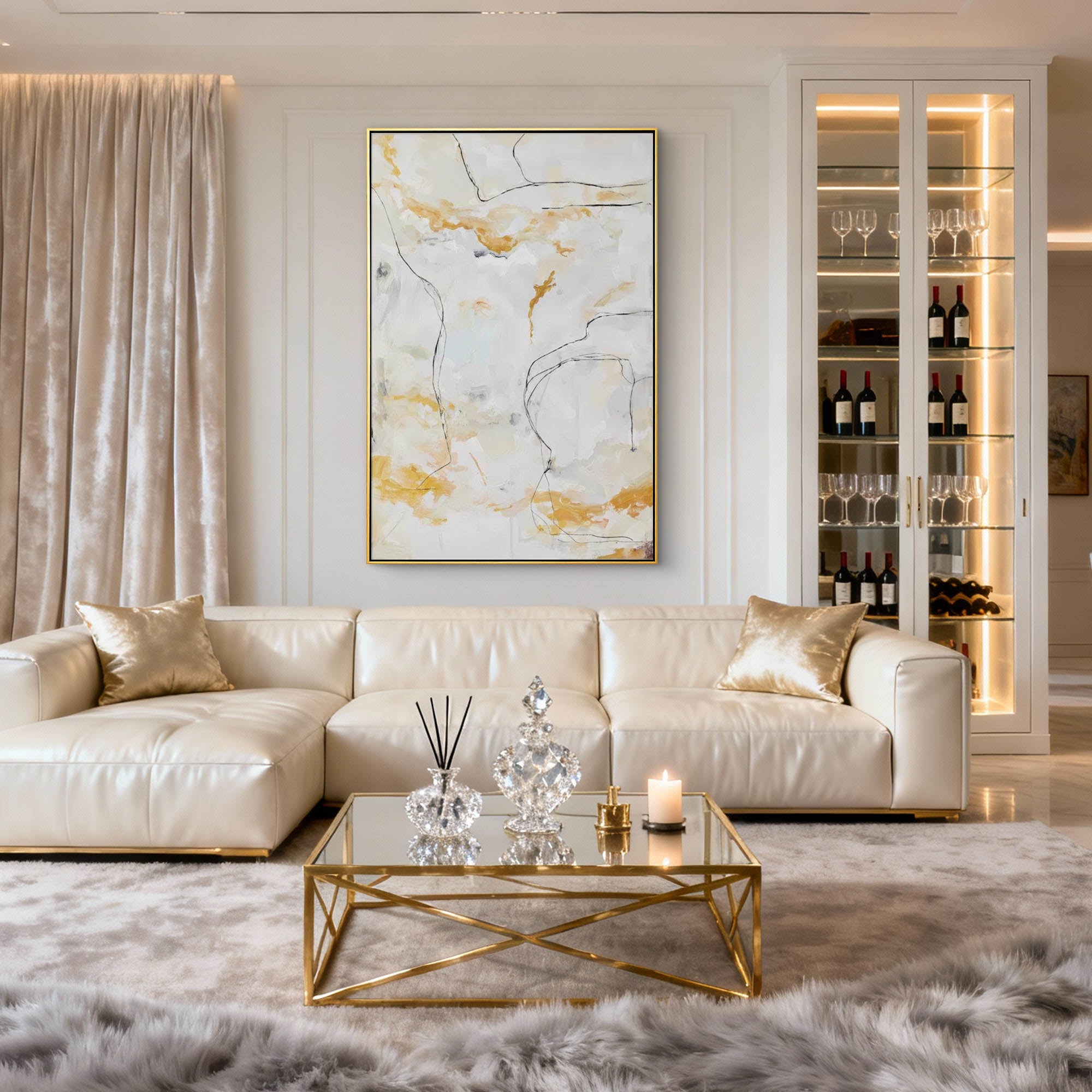 Abstract Canvas Art #AB893