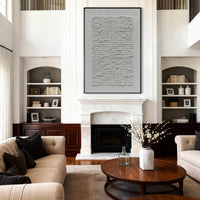 "Ivory Subtle Passage" is a 100% hand-painted minimalist abstract created with professional oil and acrylic paints on high-quality canvas. Its white palette and visible textured strokes give every piece authentic handmade variation and tactile depth.