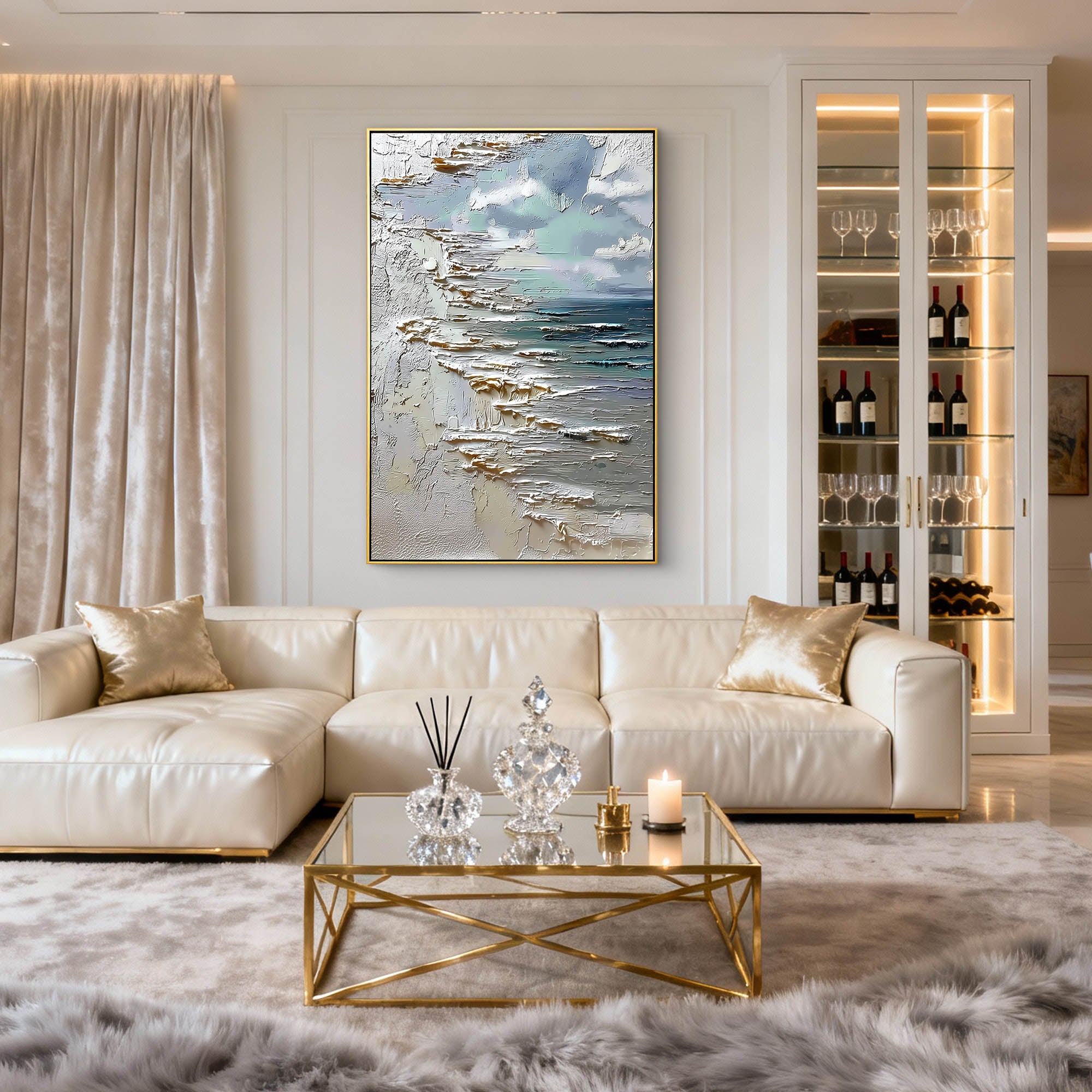 Coastal Horizon|Wabi-Sabi Art #WS 048