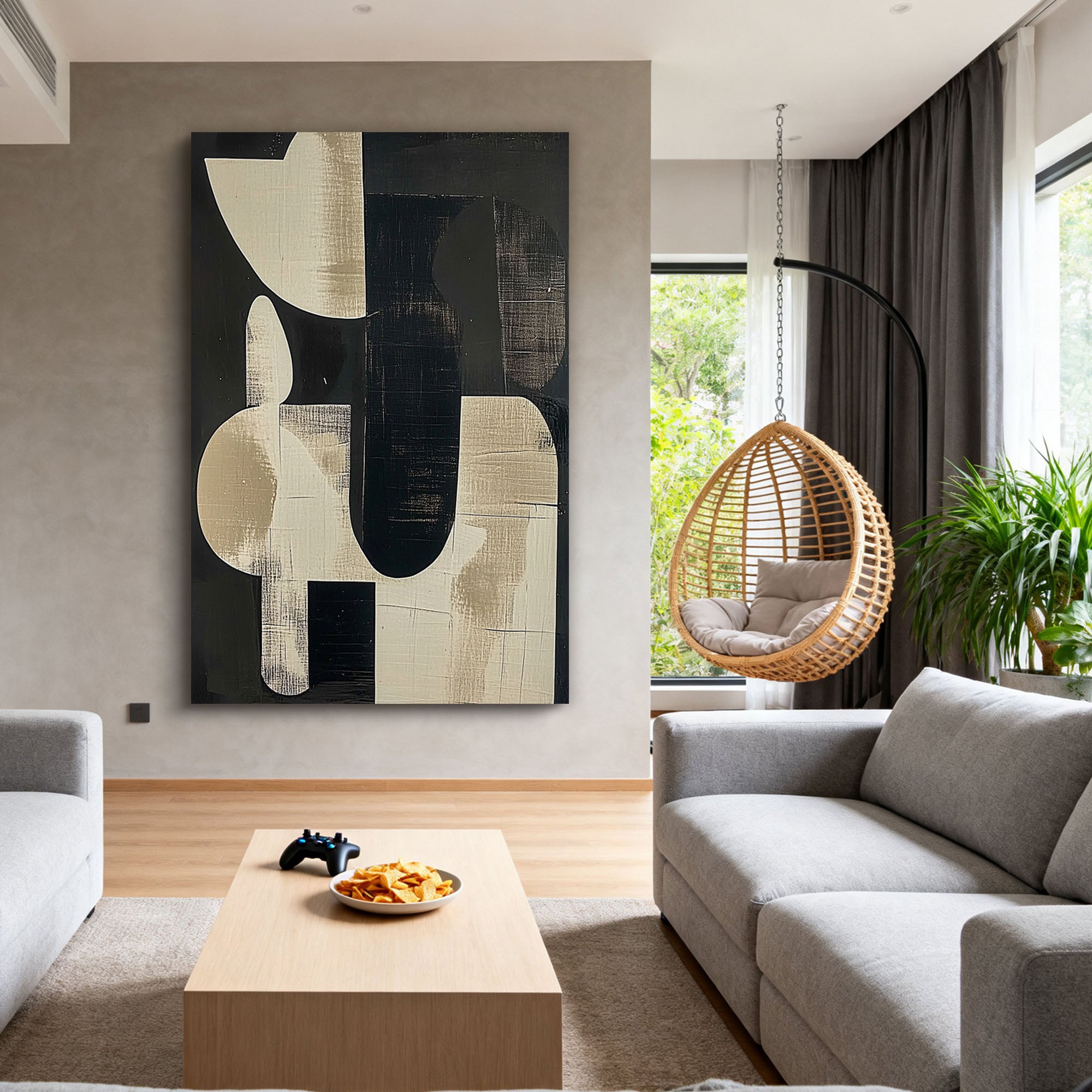 Abstract Canvas Art #AB845