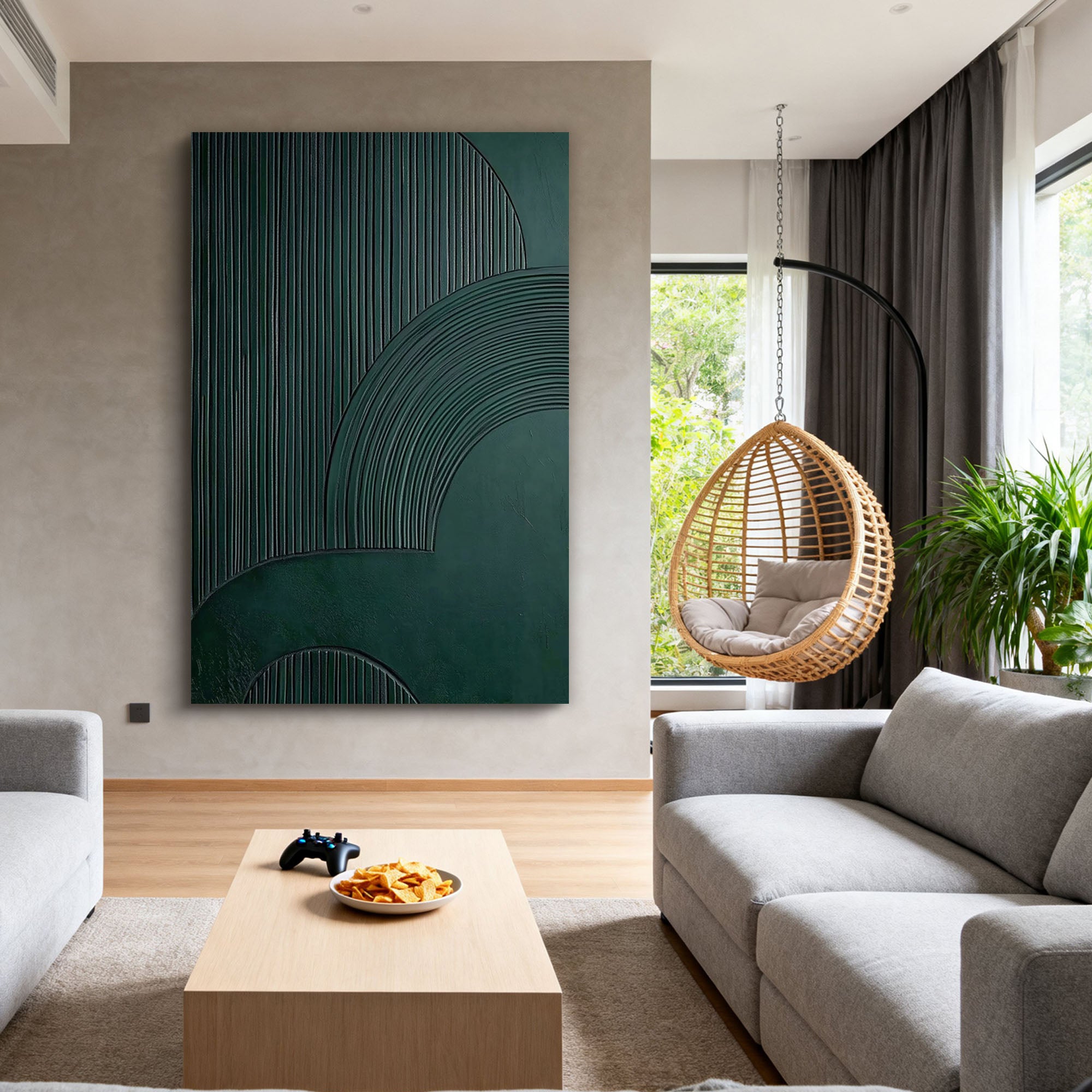 Abstract Canvas Art #AB838