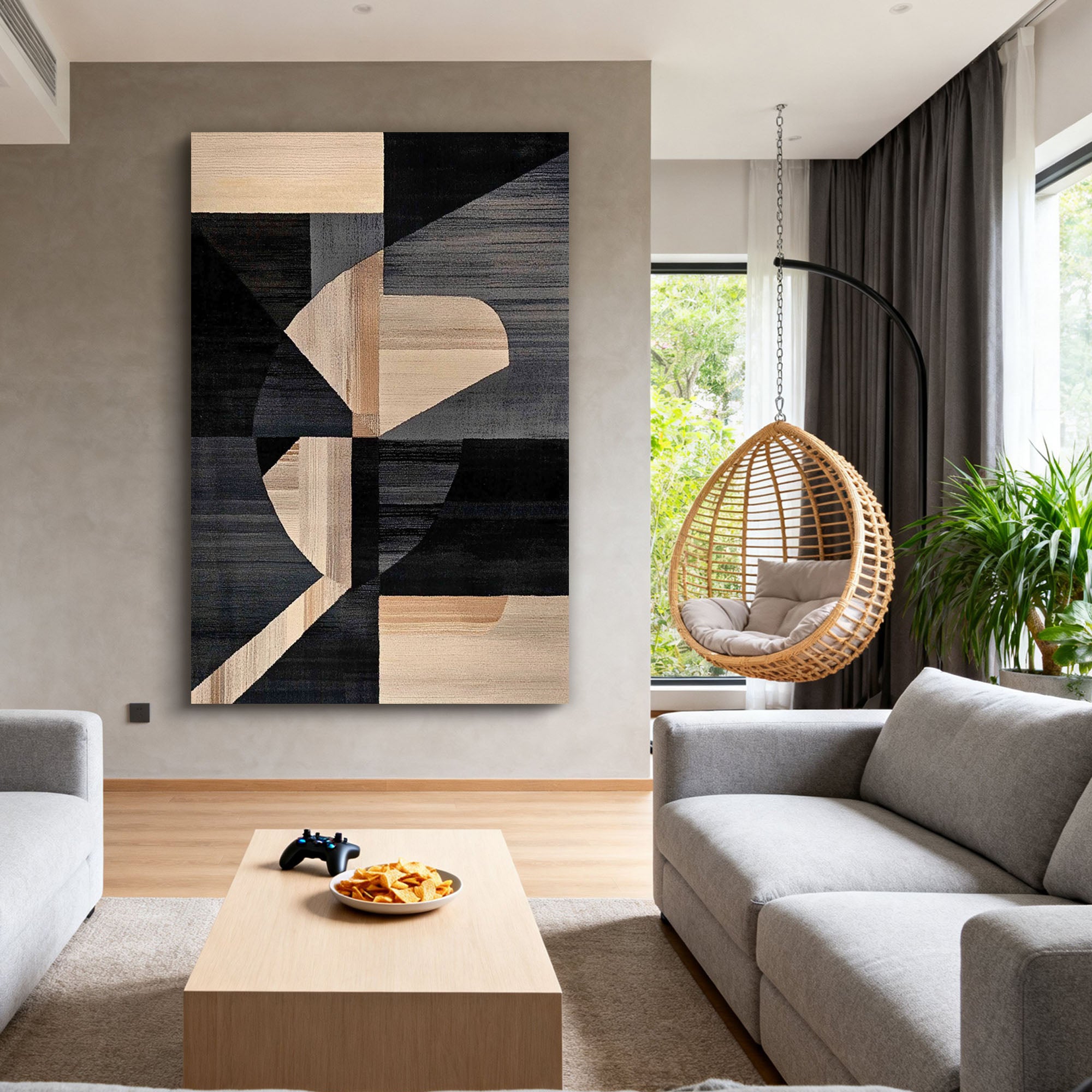 Abstract Canvas Art #AB843