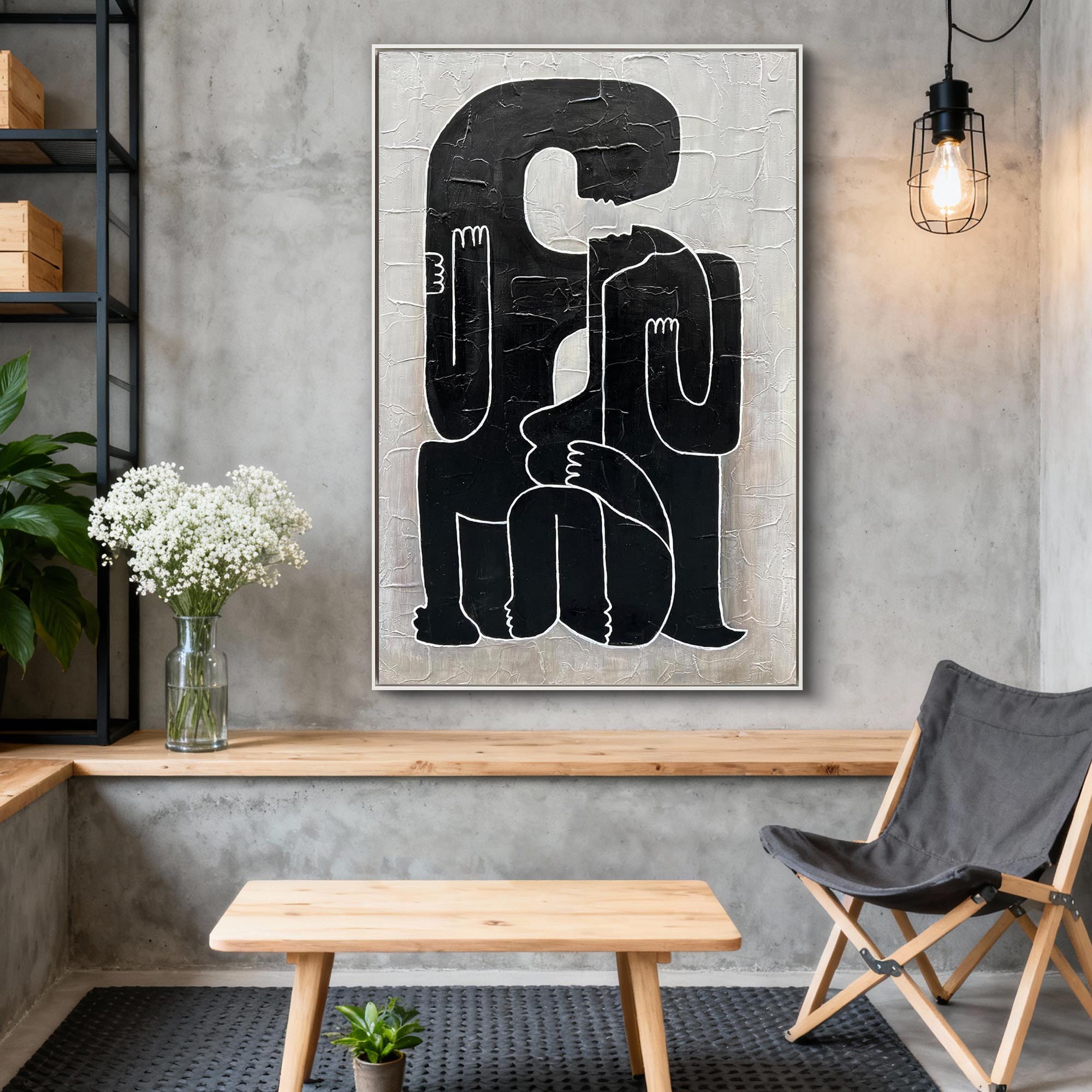 Abstract Canvas Art #AB805