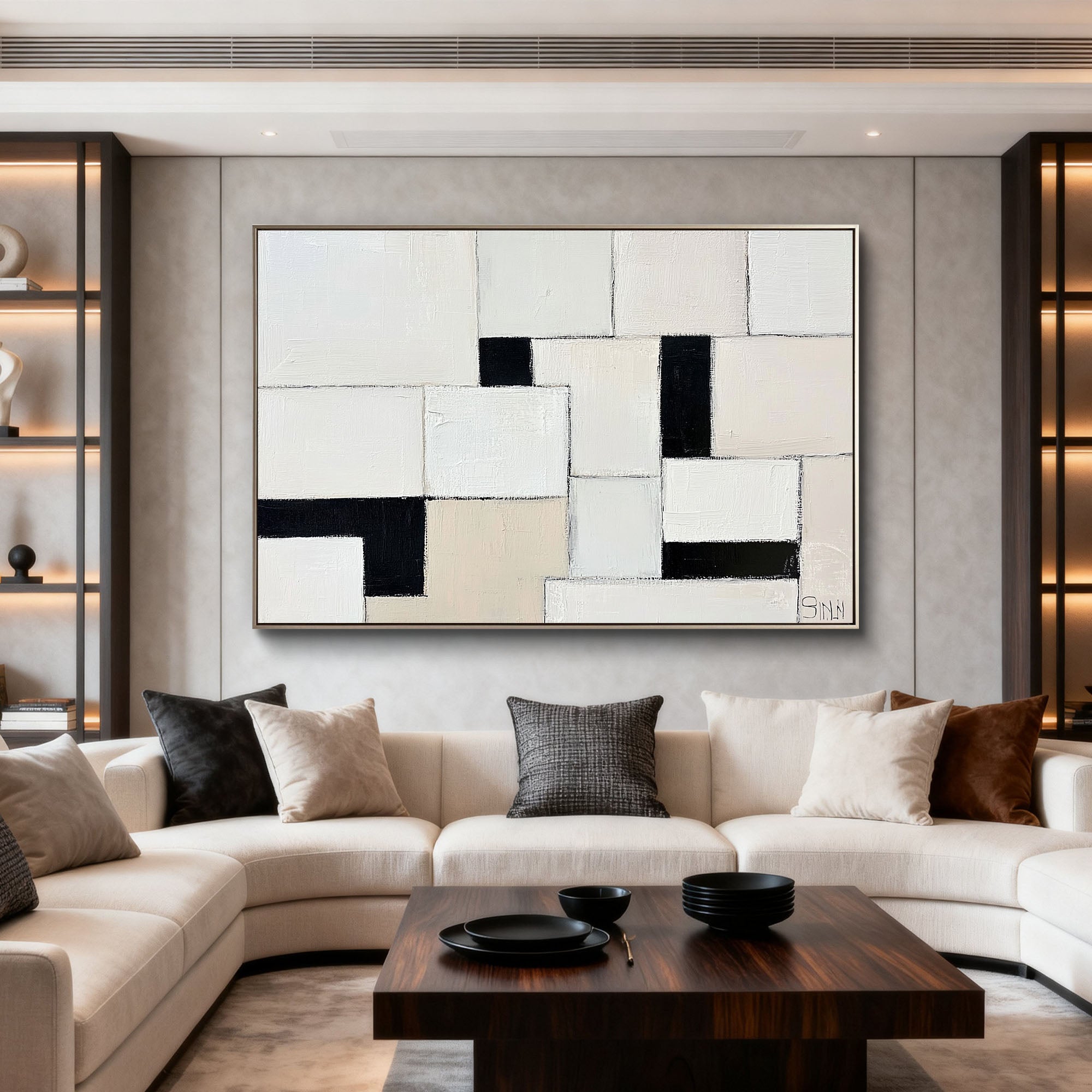 Abstract Canvas Art #AB829