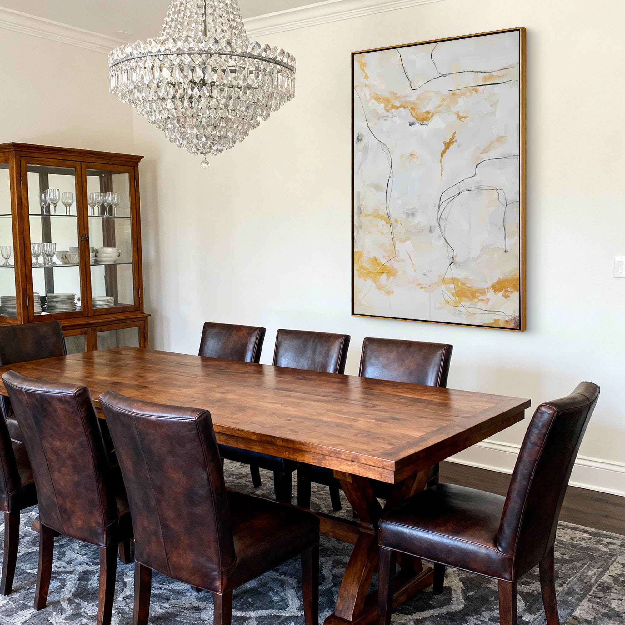 Abstract Canvas Art #AB893