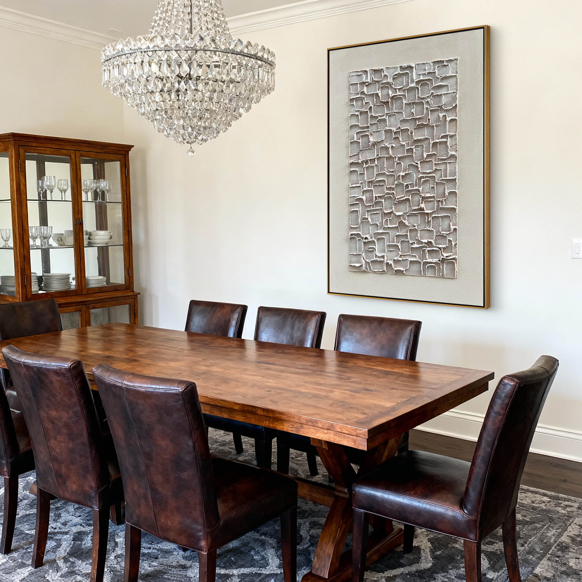 Sculpted Mosaic|Plaster & Texture Art #PT 129