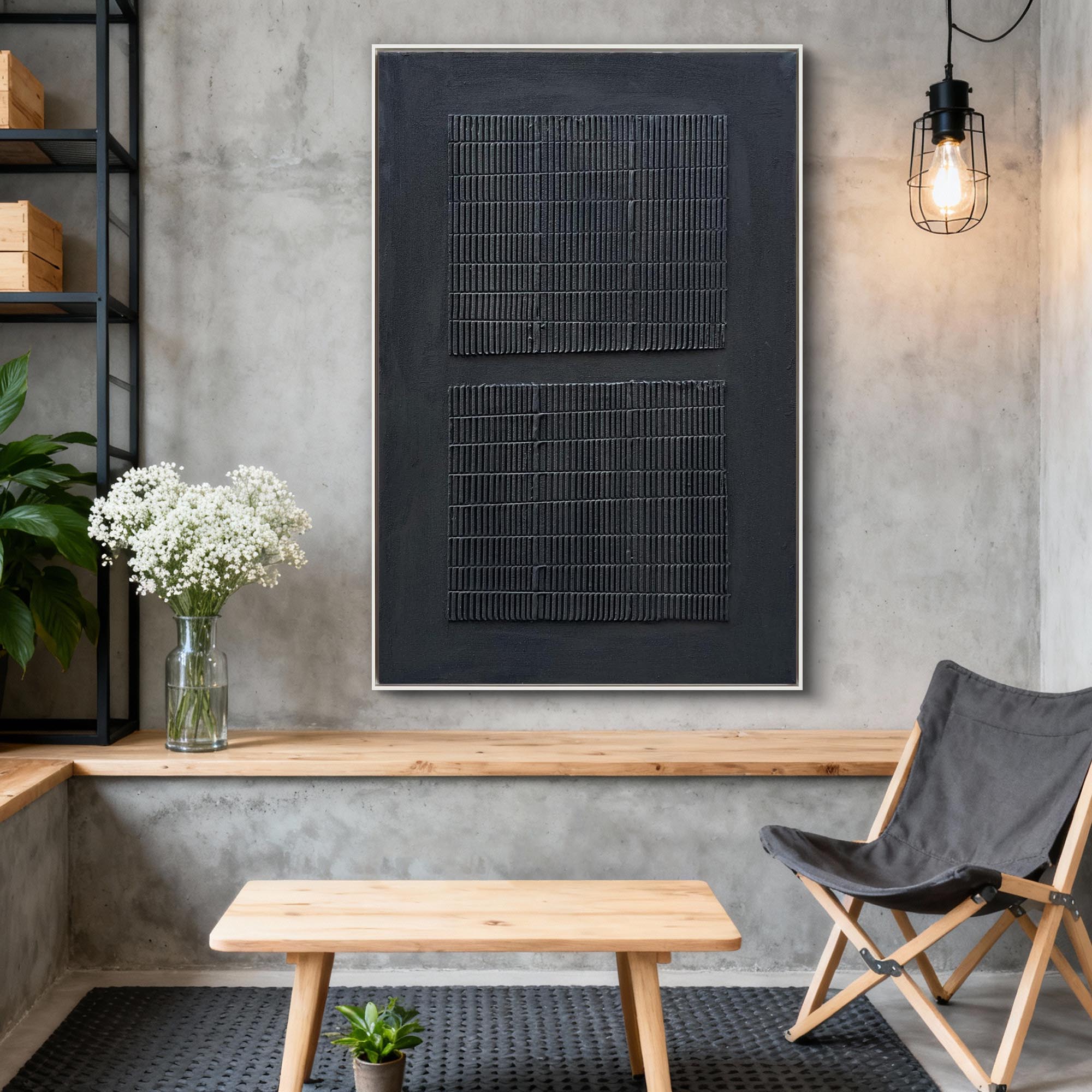 Monolithic Black Matrix|Wabi-Sabi Art #WS 003