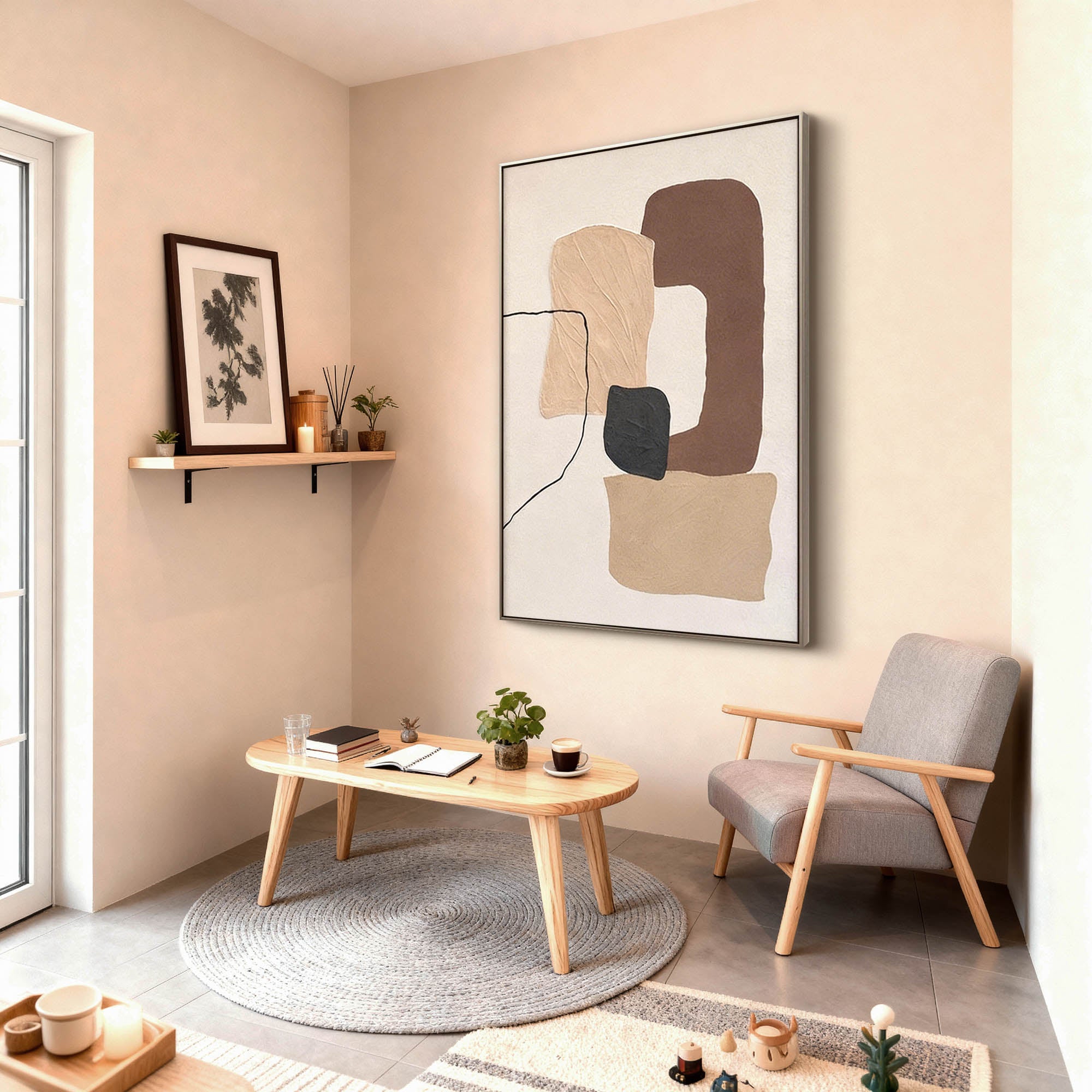 Abstract Canvas Art #AB907