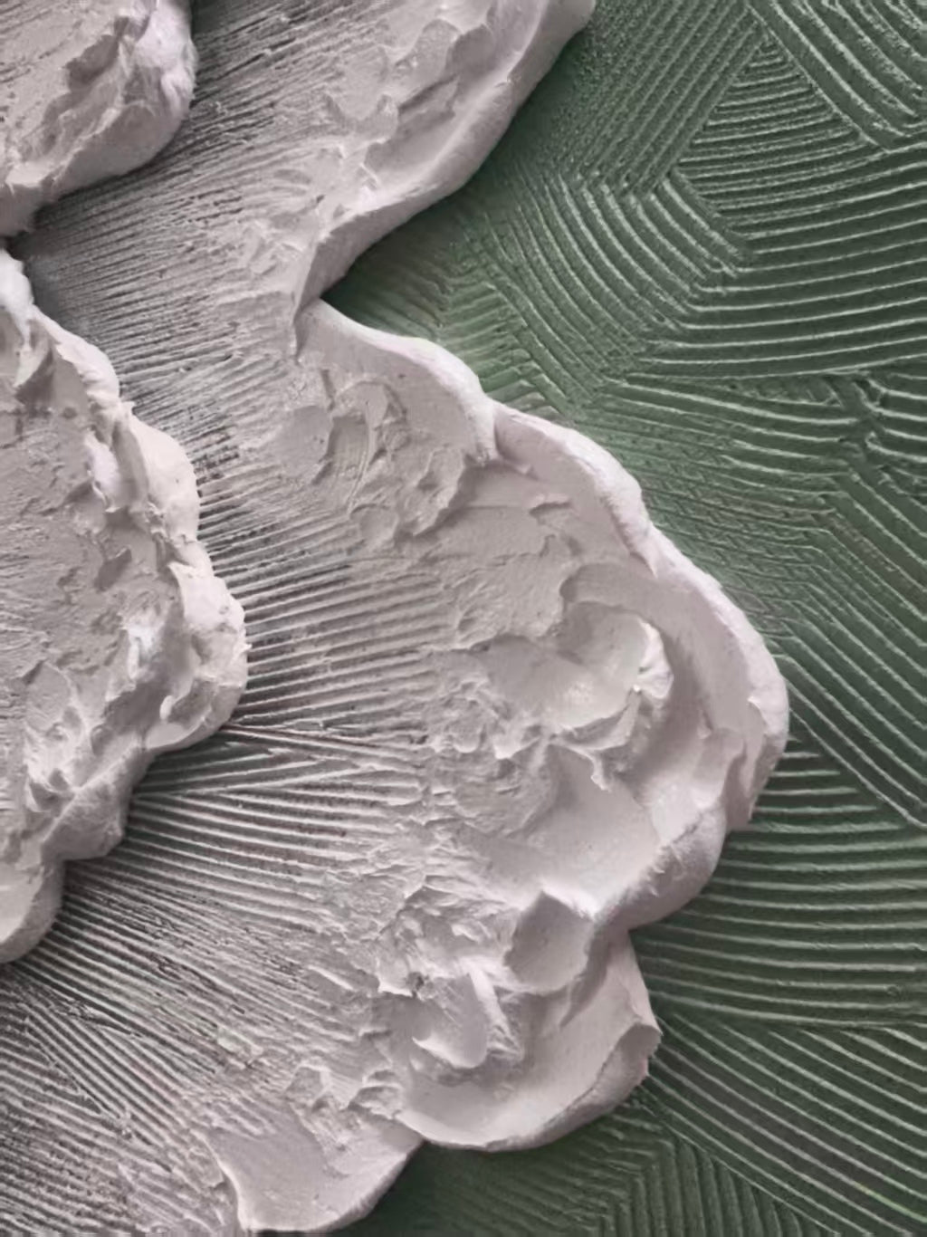 Sage Shoreline|Plaster & Texture Art #PT 139