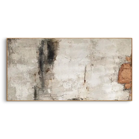 "Echoes of Silence" – Wabi-Sabi Concrete Texture Abstract | Minimalist Weathered Wall Style Gallery Art #WS 055