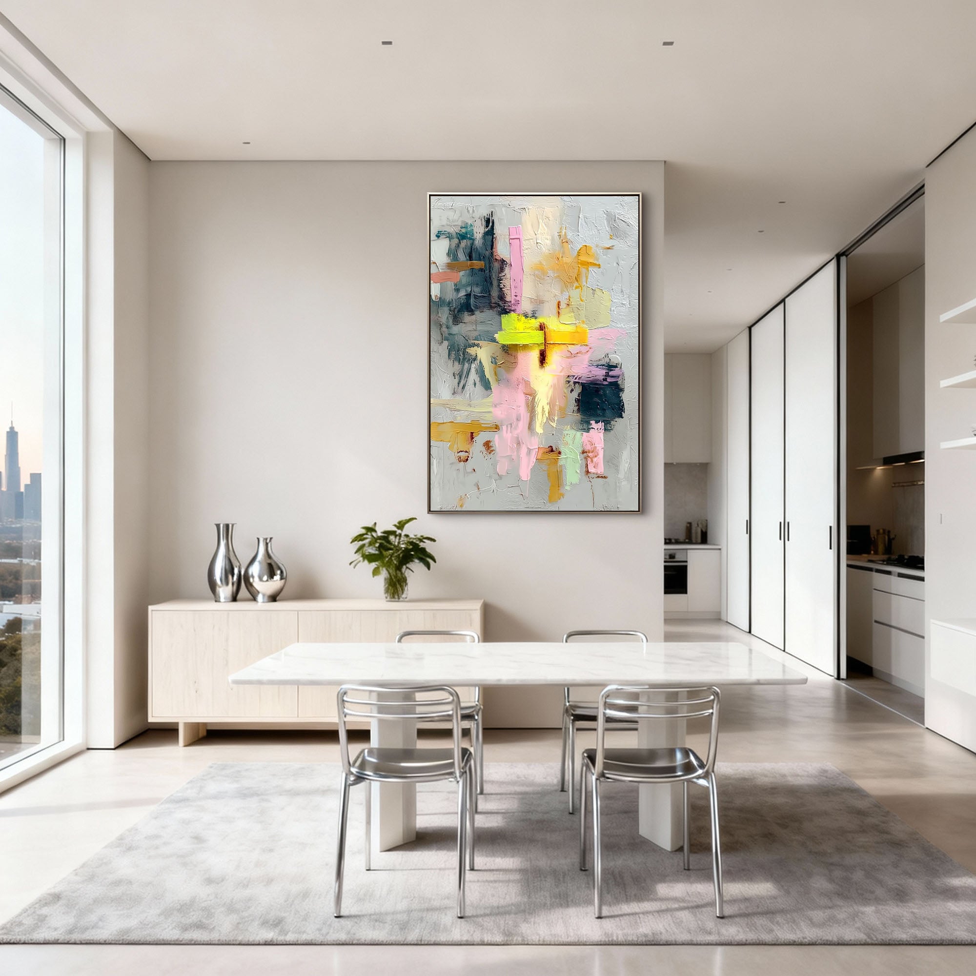 Abstract Canvas Art #AB816