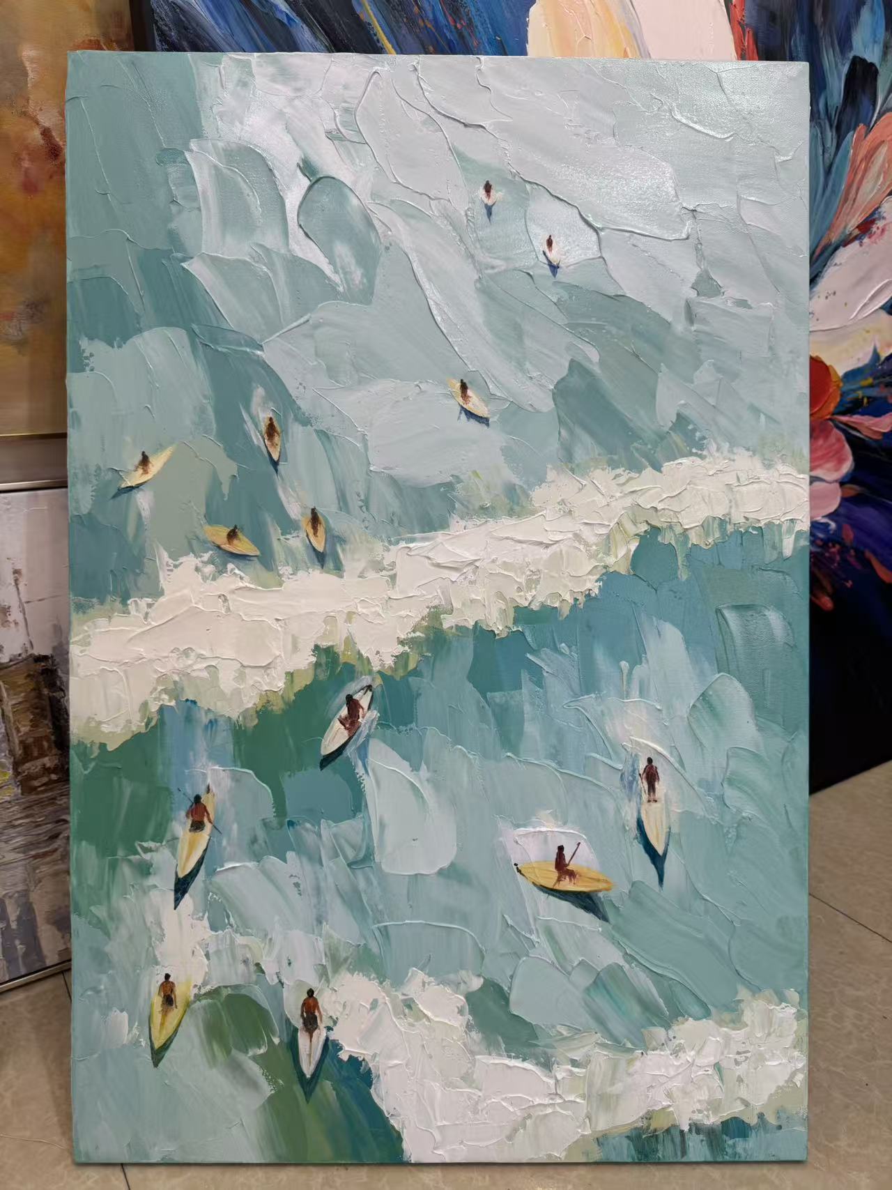 Aerial Surf|Plaster & Texture Art #PT 166