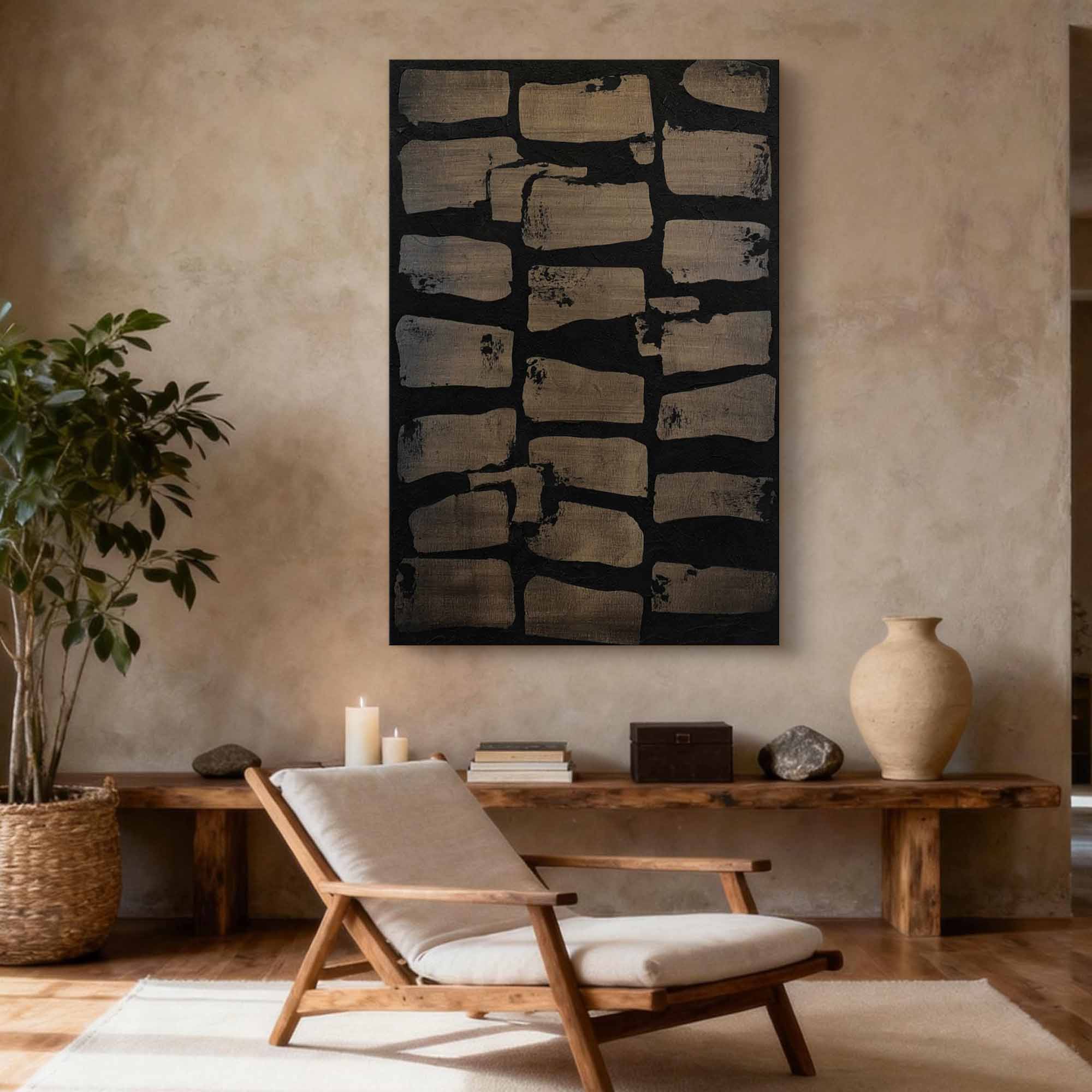 Abstract Canvas Art #AB948