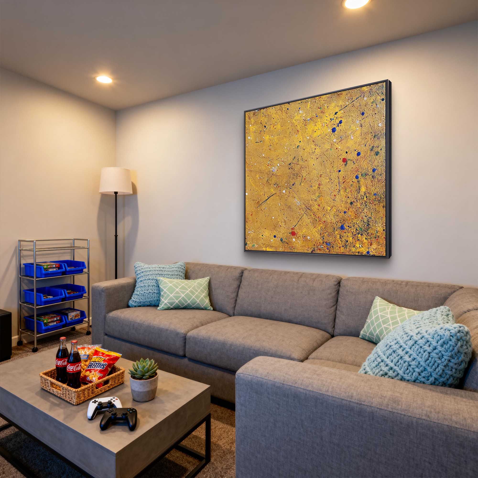 Abstract Canvas Art #AB917