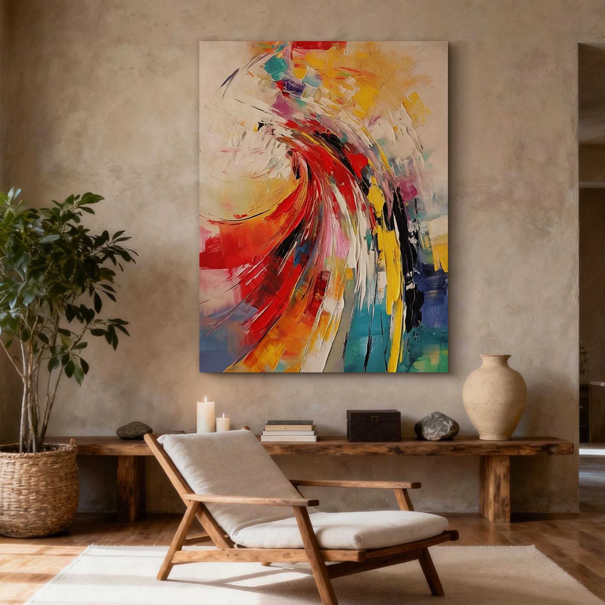 Abstract Canvas Art #AB964