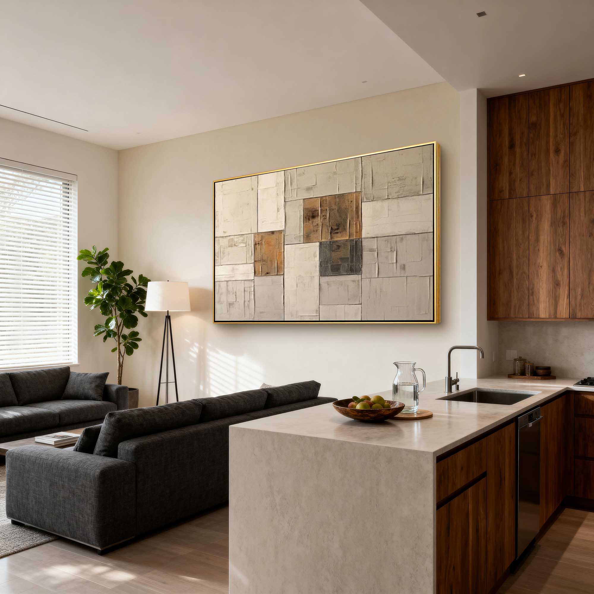 Geometric Canvas Art #GE 016