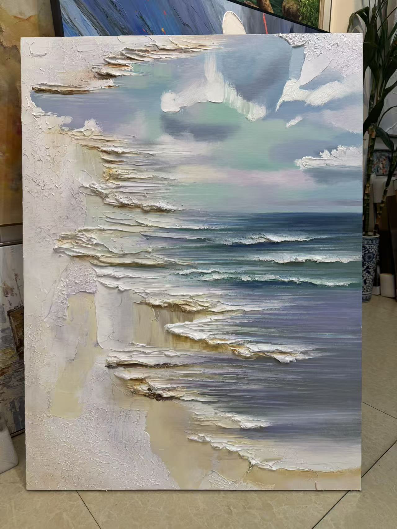 Coastal Horizon|Wabi-Sabi Art #WS 048