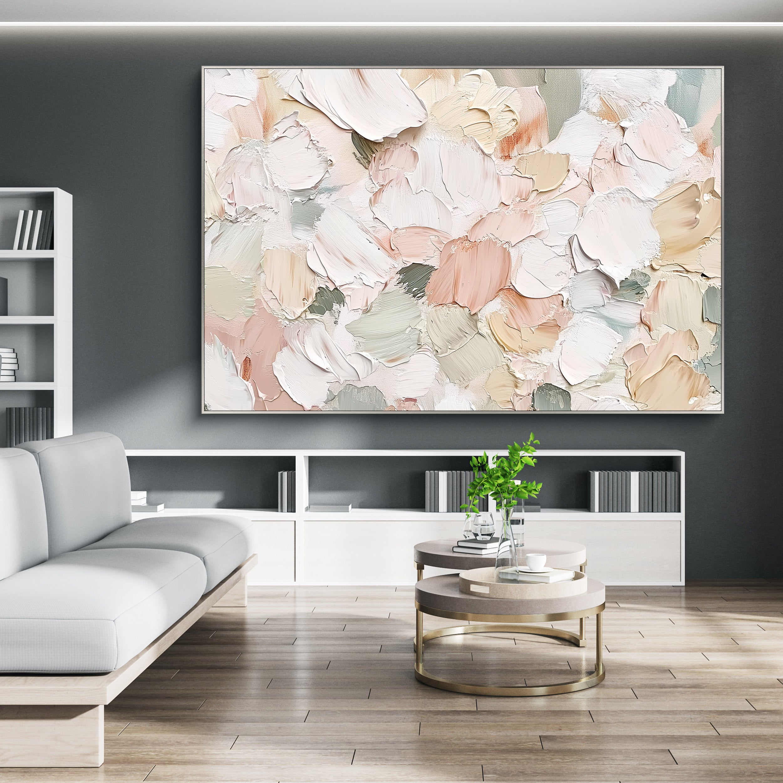 Pastel Harmony|Plaster & Texture Art #PT 157