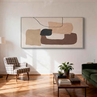 "Sand Luminous Field" is a 100% hand-painted abstract artwork created with professional oil and acrylic paints on high-quality canvas. Its beige & brown palette and visible textured strokes give every piece authentic handmade variation and tactile depth.