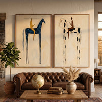 Vintage Americana Art | Twin Nocturnes