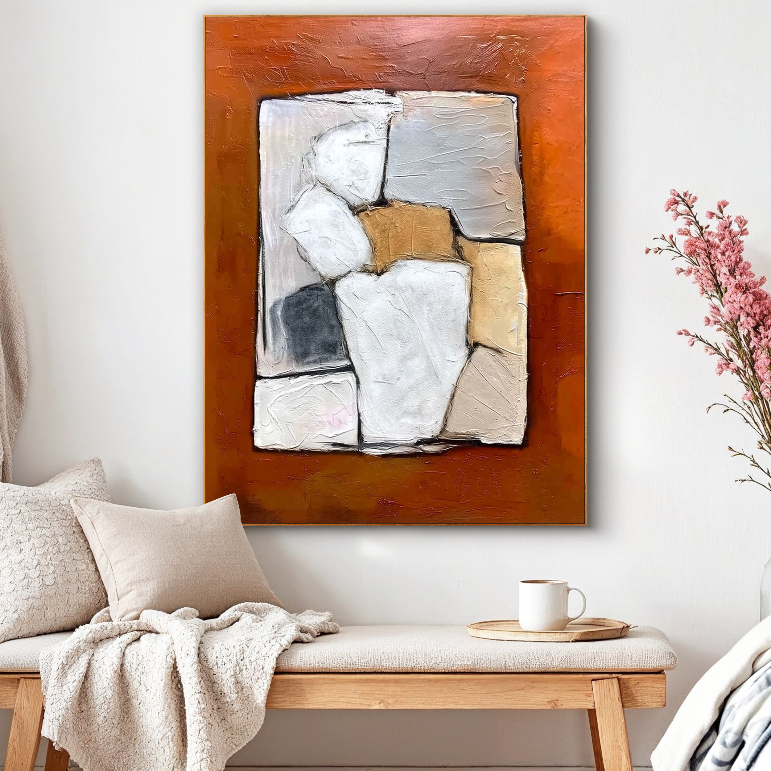 Abstract Canvas Art #AB817