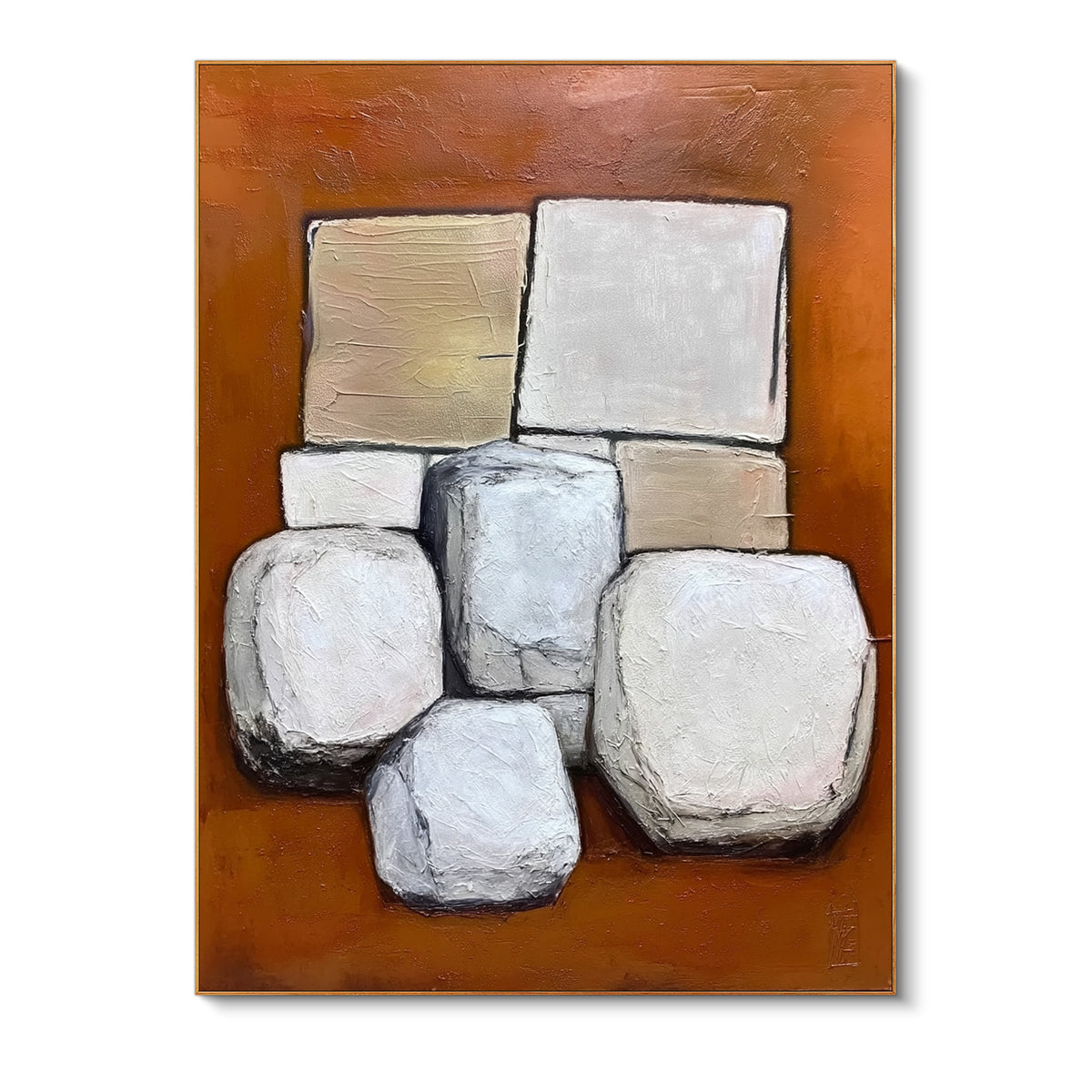 Abstract Canvas Art #AB818