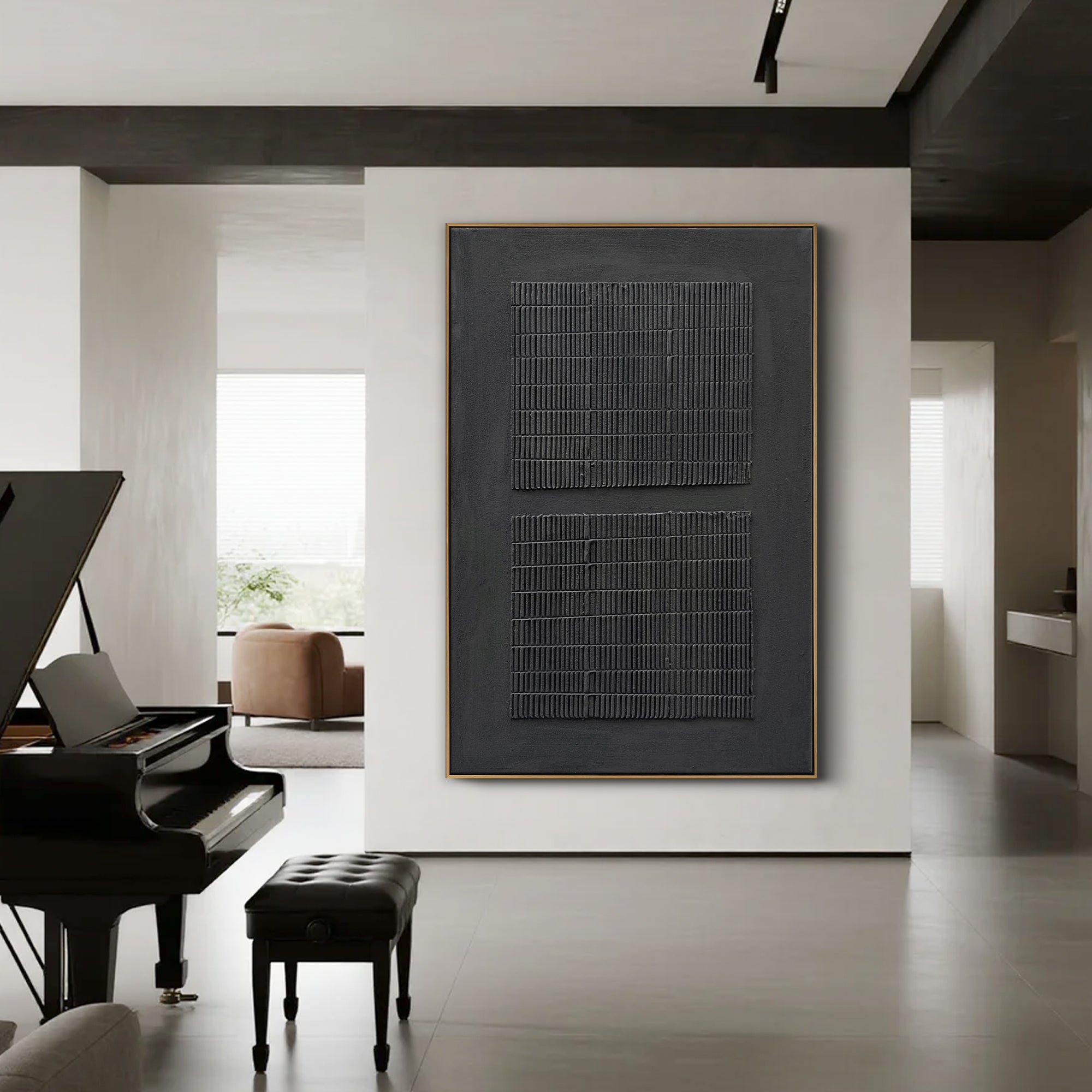 Monolithic Black Matrix|Wabi-Sabi Art #WS 003